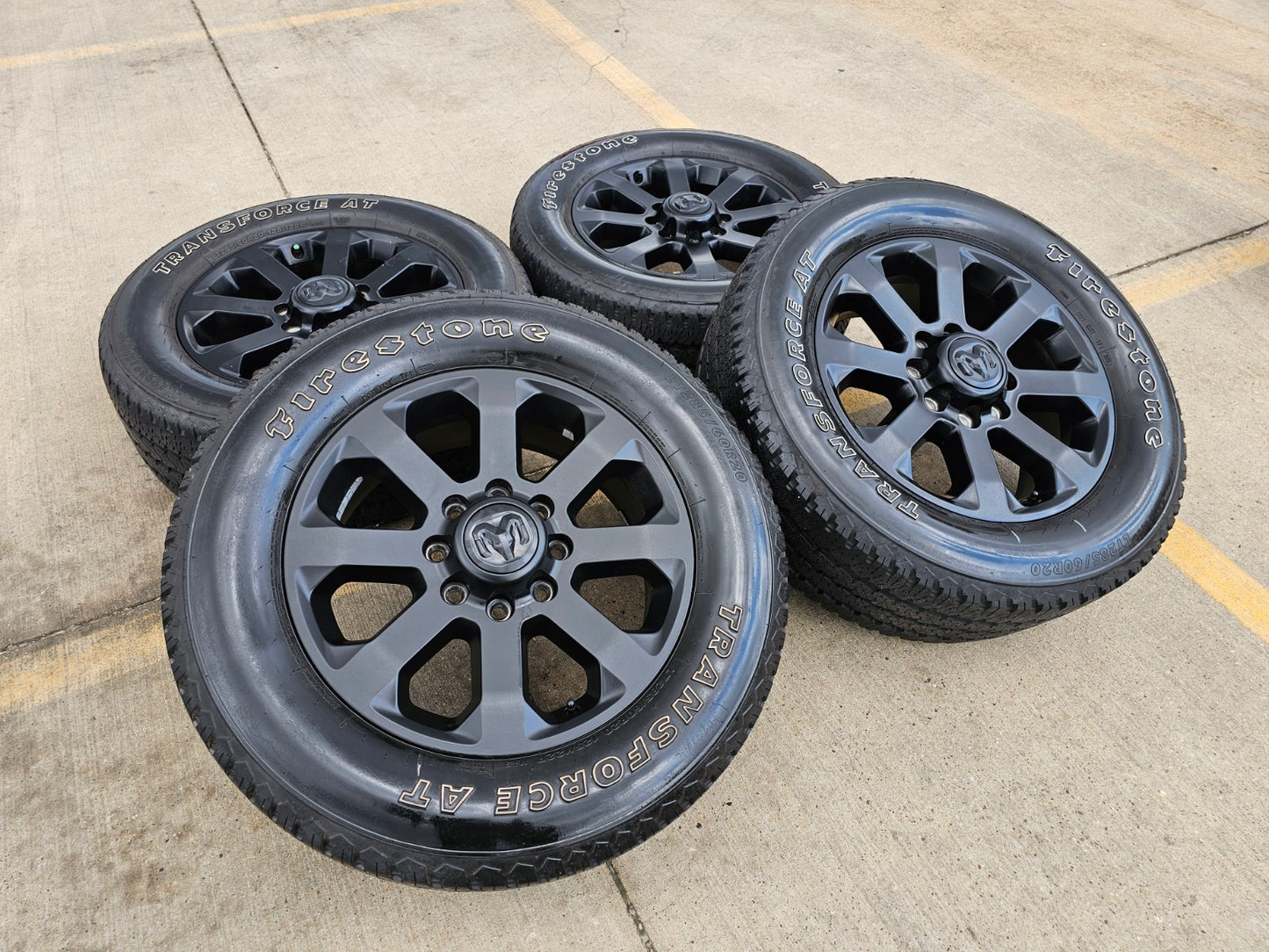 20" Dodge Ram 2500 3500 LARAMIE OEM 2700 wheels rims tires FIRESTONE