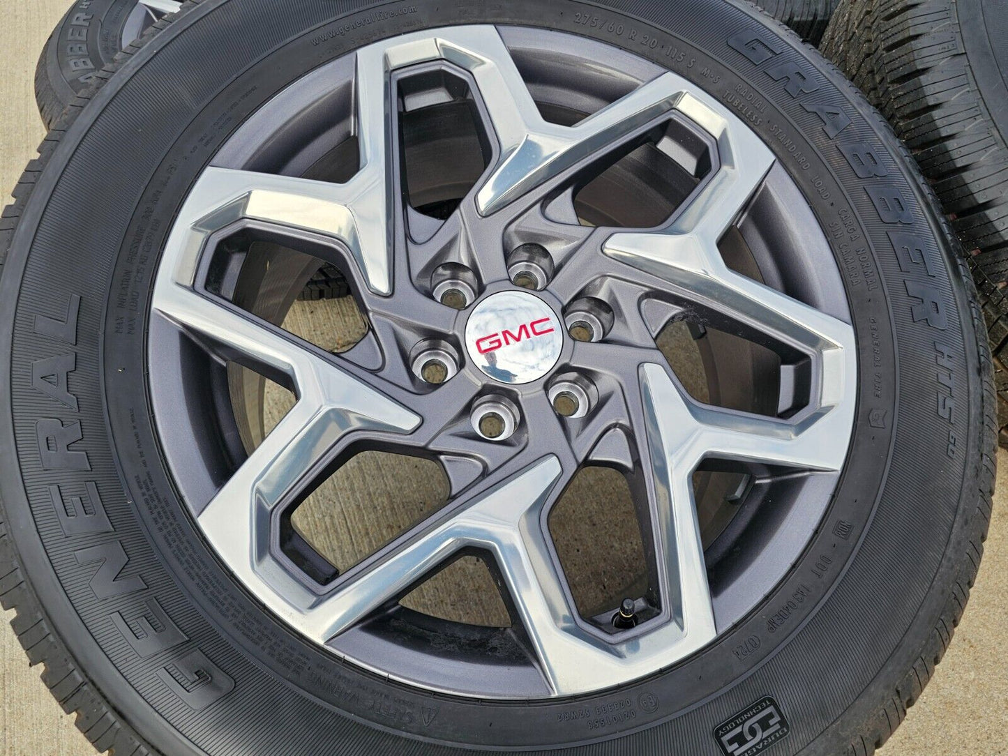 20" GMC Sierra Yukon AT4 Tahoe Silverado OEM wheels rims tires 2022 2023 2024
