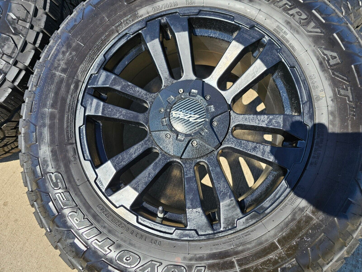 18x9 MB TKO wheels rims F-150 Chevy RAM 1500 Tacoma 6x139 6x135