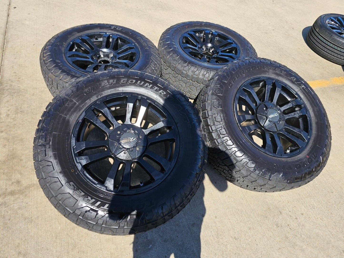 18x9 MB TKO wheels rims F-150 Chevy RAM 1500 Tacoma 6x139 6x135