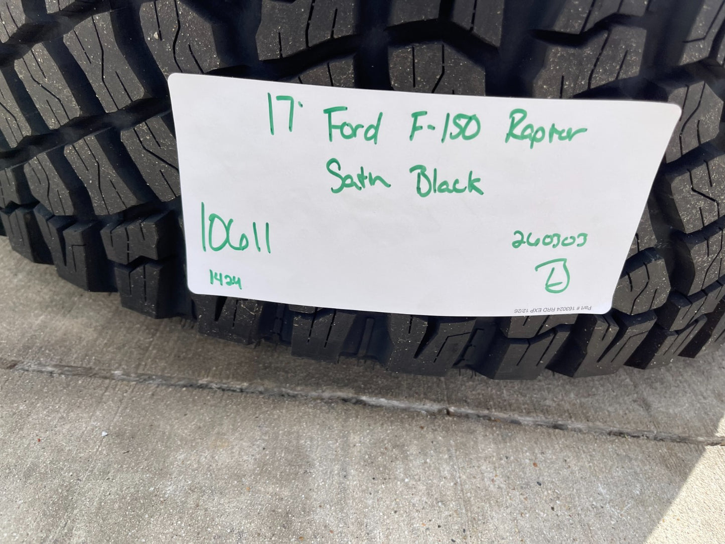 17" Ford F-150 Raptor OEM 10611 rims wheels Bronco 2025 2026 NEW GOODYEAR 33"