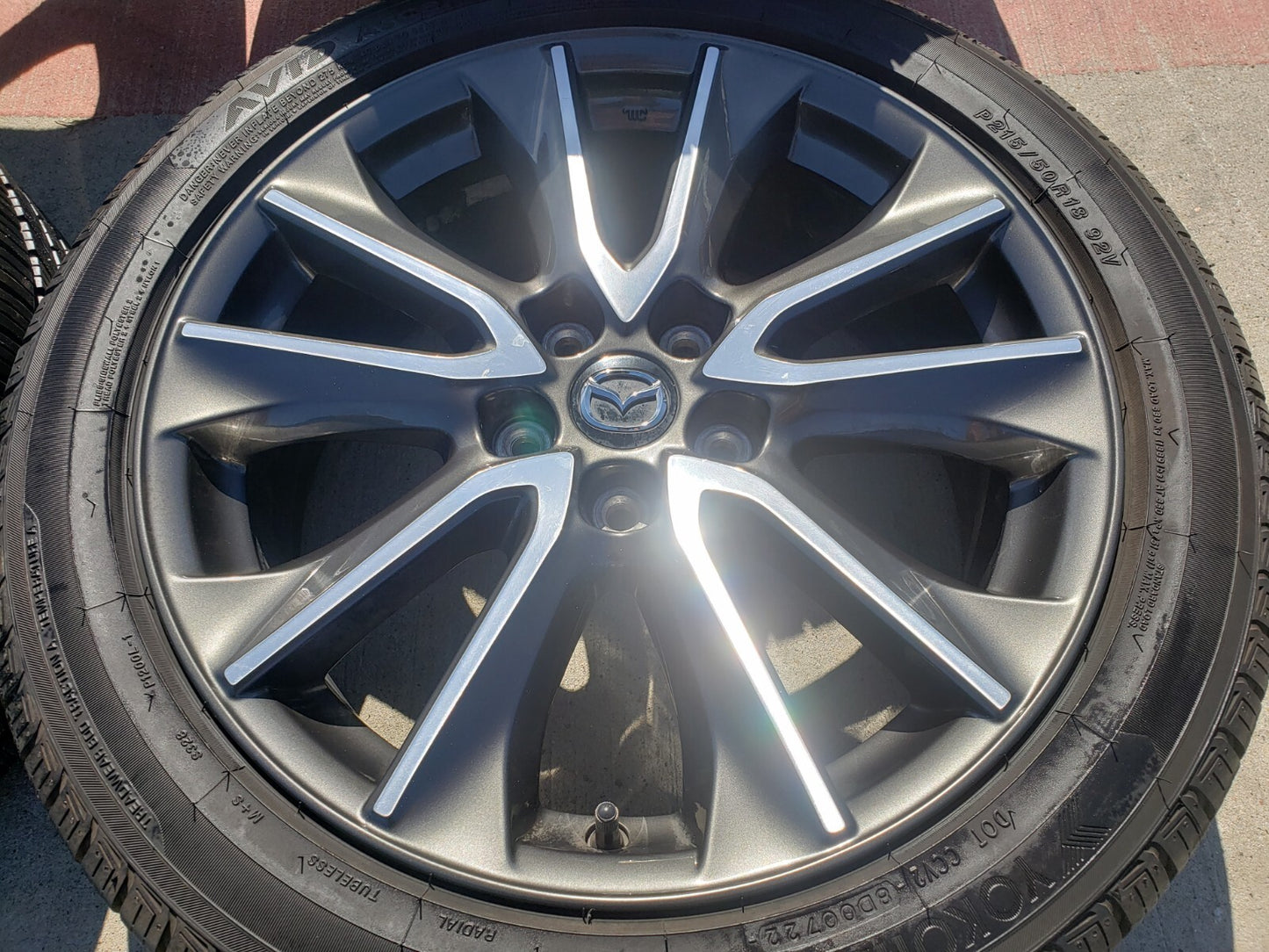 18" Mazda CX-3 3 5 6 OEM wheels rims 64988 tires YOKOHAMA