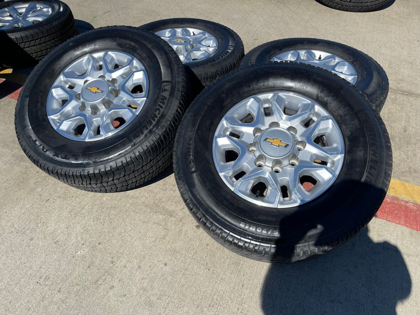 18" Chevy Silverado 2500 3500 OEM 5959 wheels rims 2021 2022 2023 2024 2025