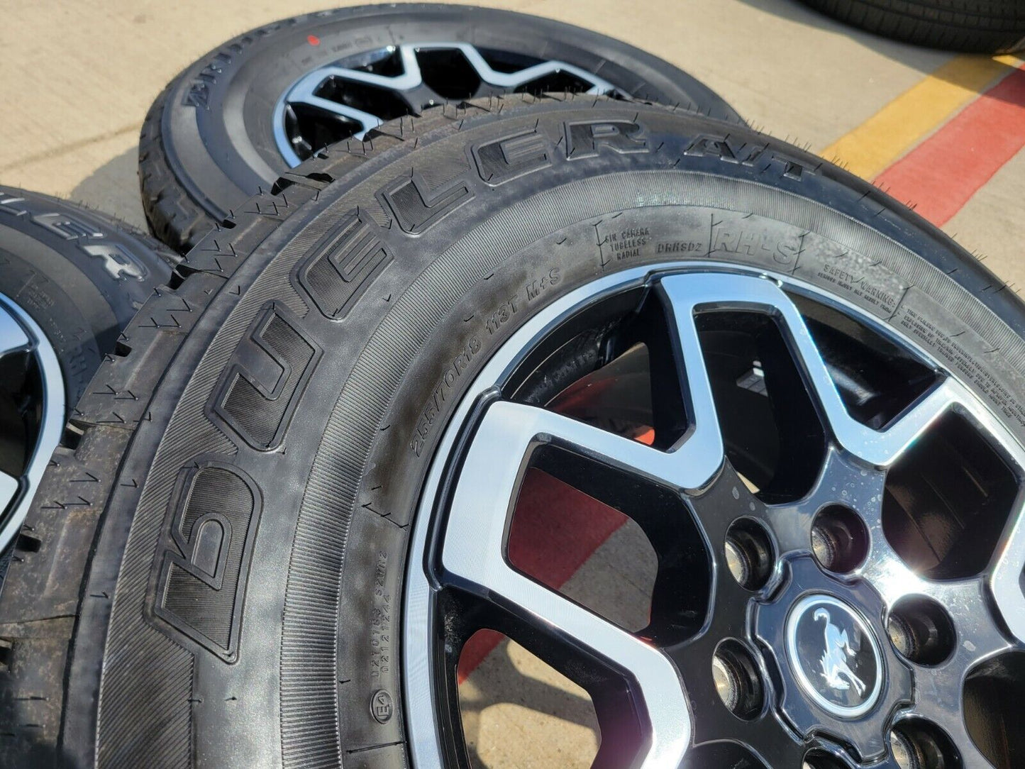 18" Ford Bronco wheels rims tires black 95213 Ranger tires 2023 2024 2025 NEW