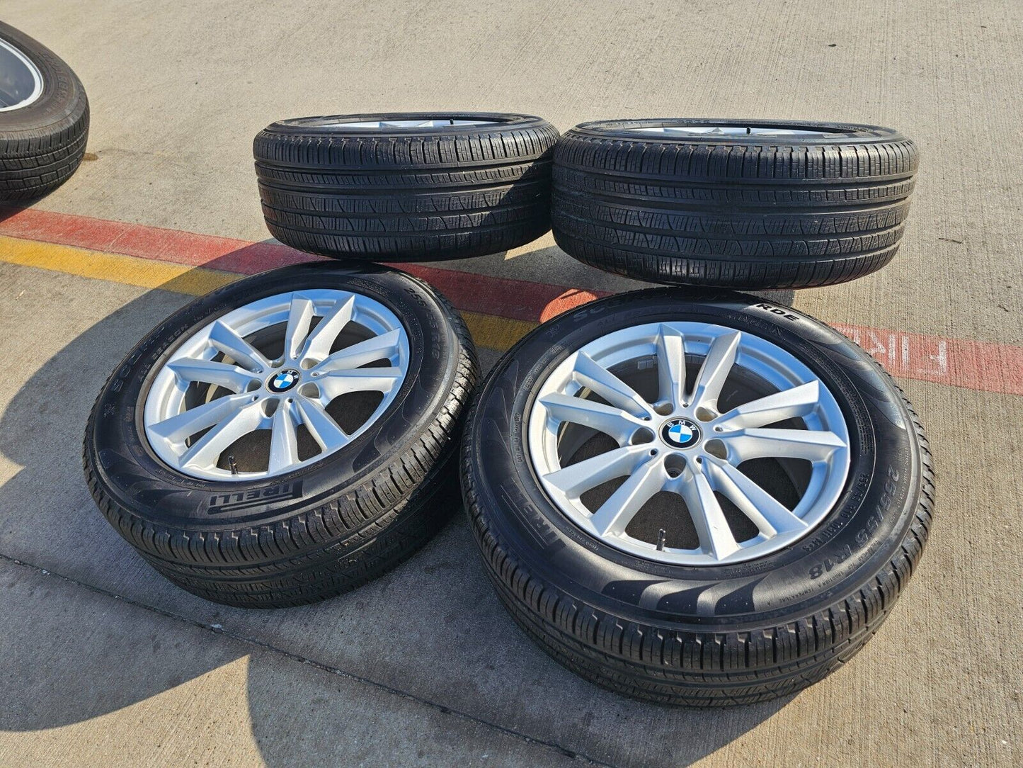 18" BMW OEM X5 Style 446 86042 wheels rims tires 2012 2013 2015 2016 2017 2018