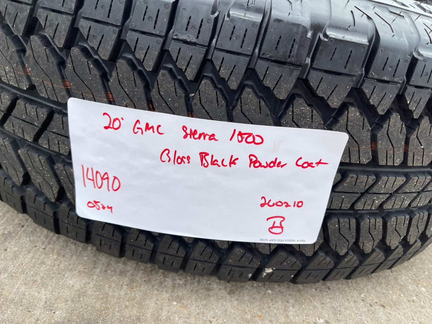 20" Chevy Tahoe Silverado OEM 14090 95417 wheels rims tires BRIDGESTONE A/T NEW