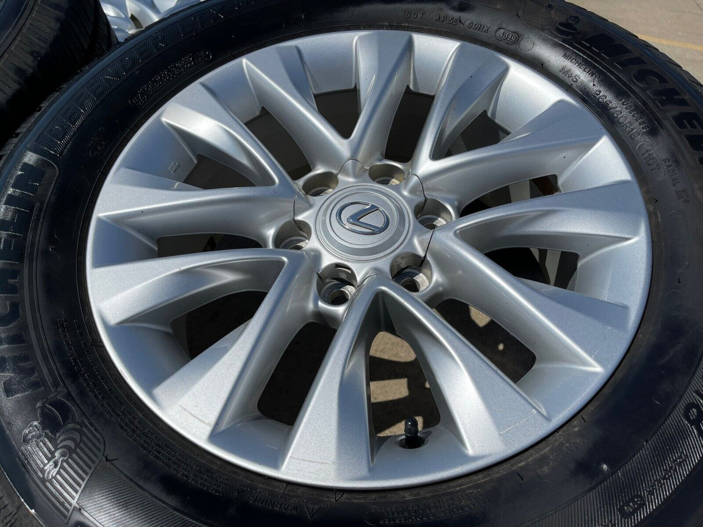 18" Lexus GX460 GX470 Tacoma 4Runner OEM CHROME wheels rims 74297 tires MICHELIN