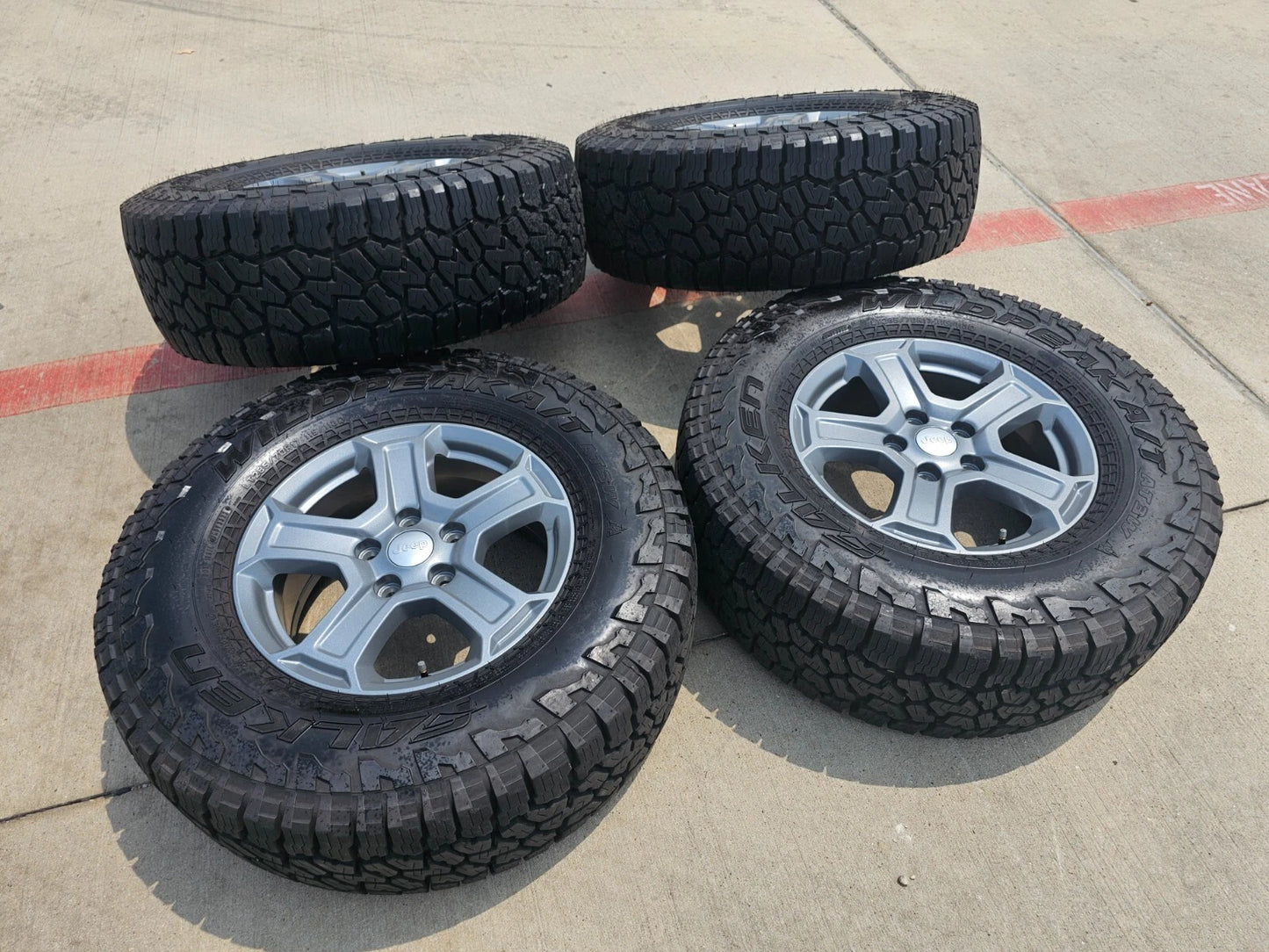 17" Jeep Wrangler Sport OEM wheels rims tires 9216 Gladiator