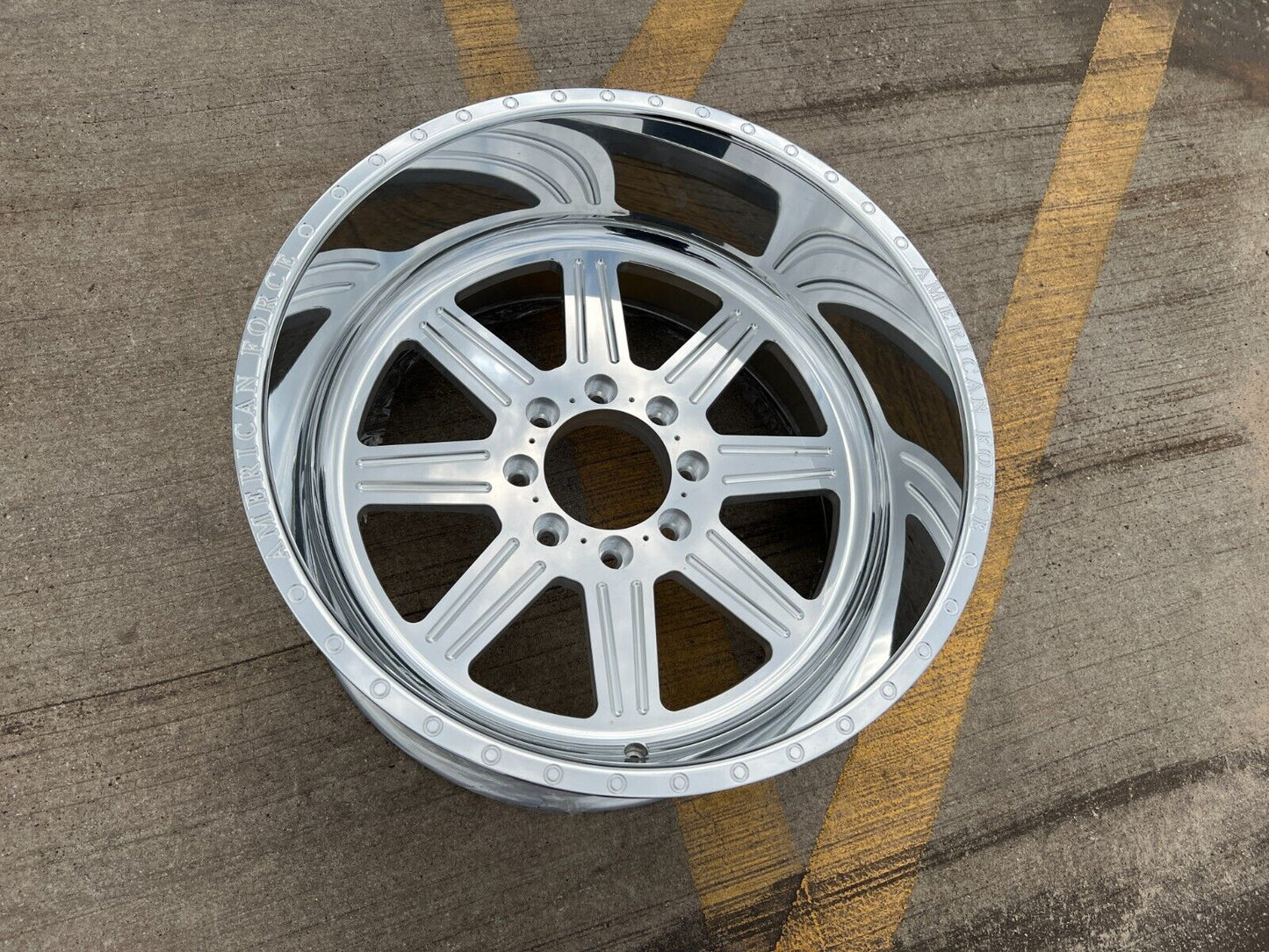 22x12 American Force G55 Tempo SS Polished Ram 2500 3500 wheel rim 8x165 NEW