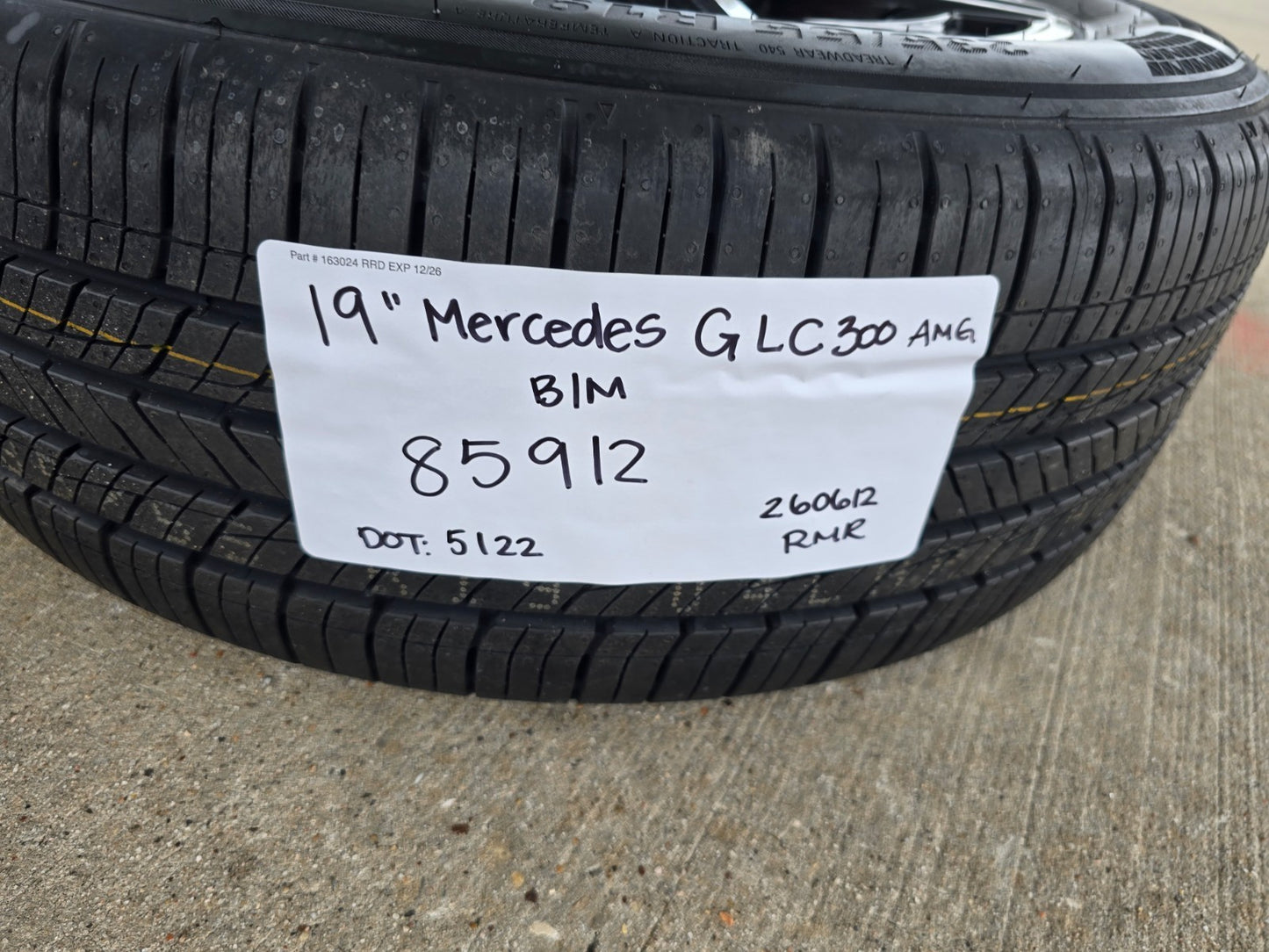 19" Mercedes GLC300 AMG C E S Class OEM 85911 85912 wheels rims tires NEW
