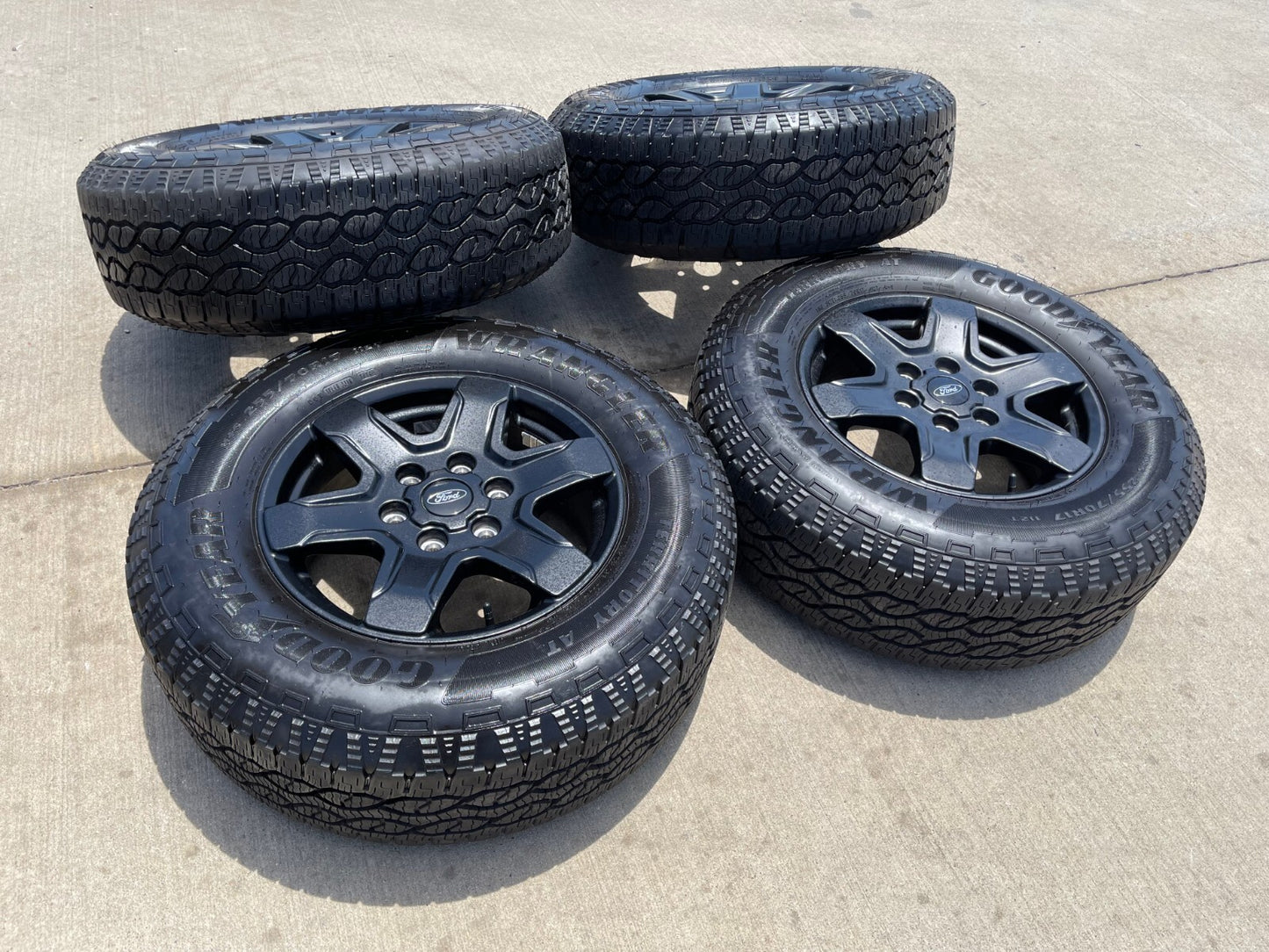 17" Ford Ranger wheels rims 95292 10383 tires 2023 2024 2025 2026 NEW