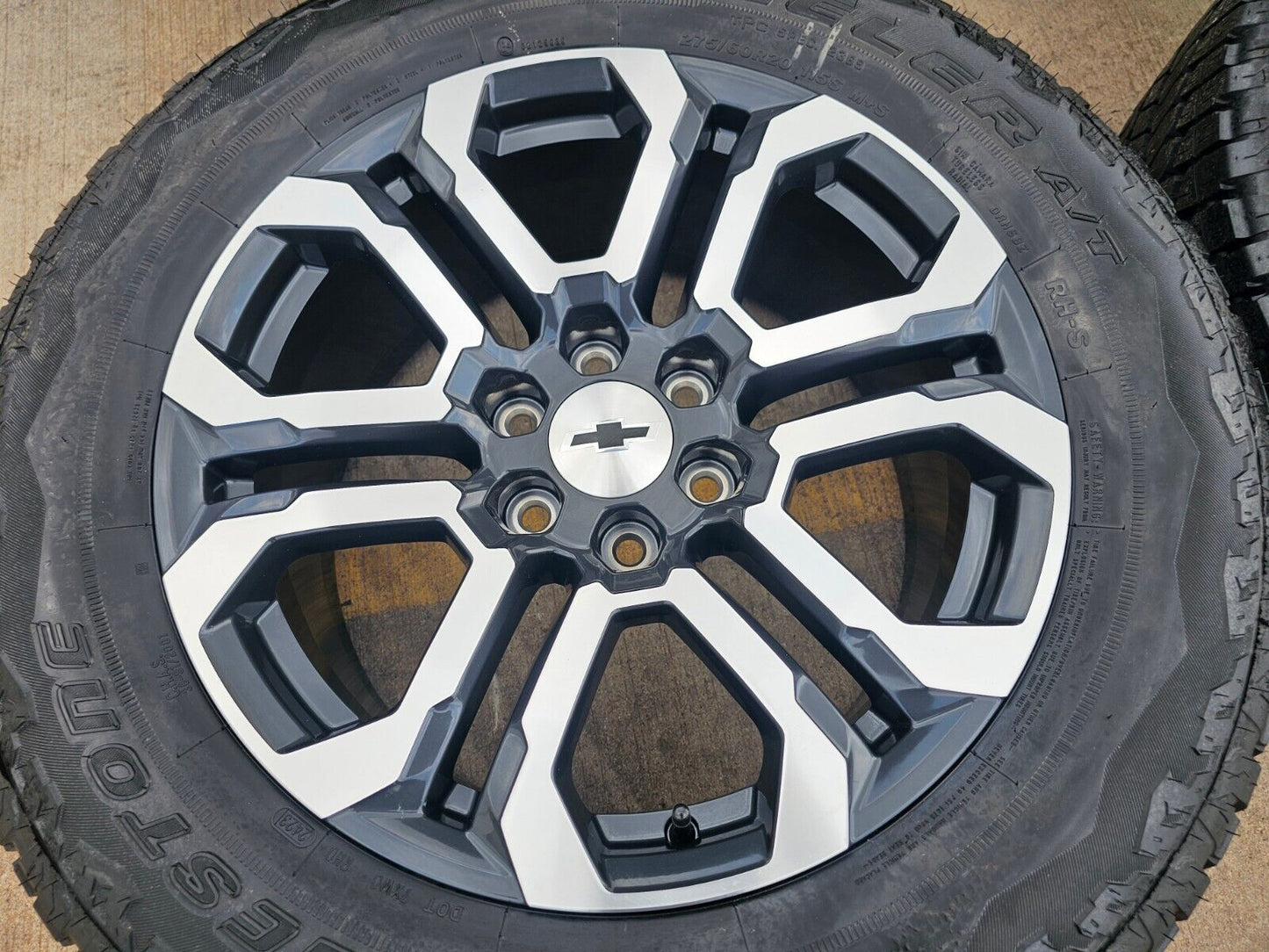 20" Chevy Silverado Tahoe OEM wheels rims GMC Sierra Canyon 95780 2024 2025 NEW