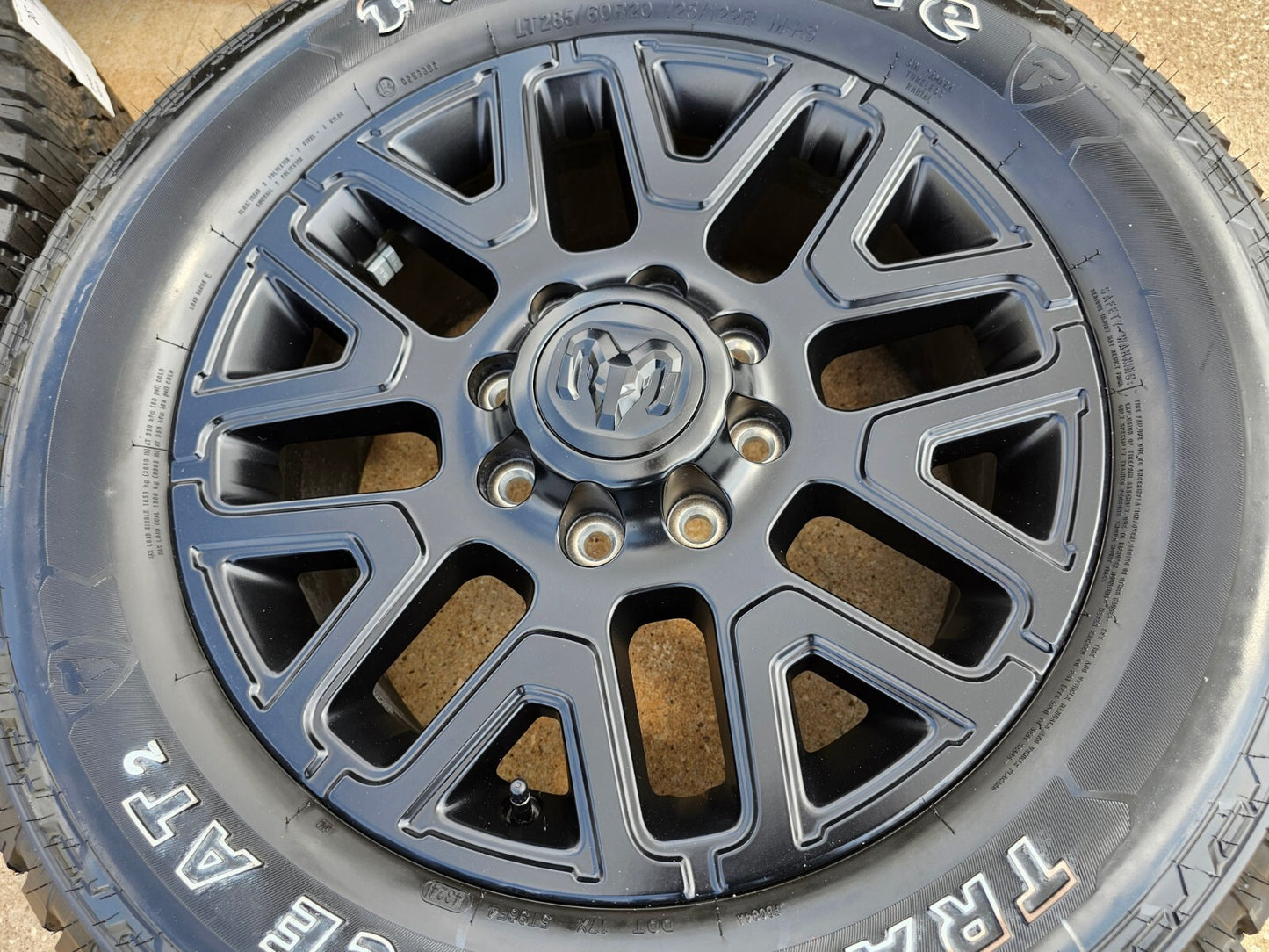 20" Dodge Ram 2500 3500 LARAMIE OEM 51649 wheels rims tires 2024 2025 2026 NEW