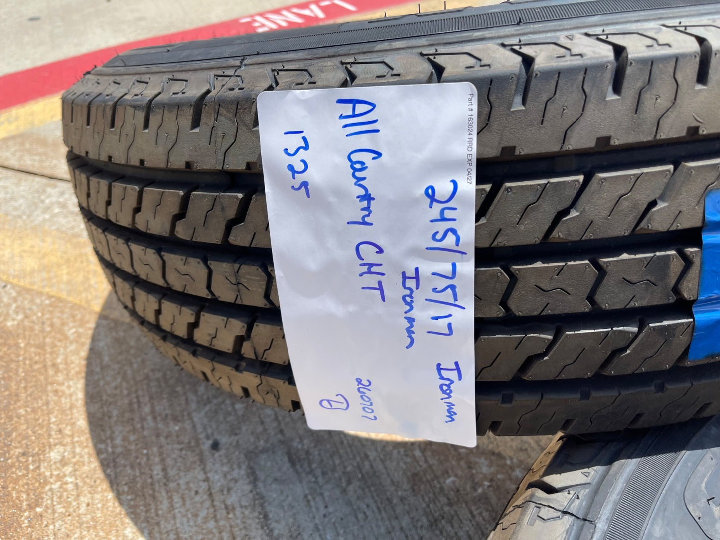 (4) 245/75/17 Ironman All Country CHT tires 245/75/17 M+S LT 10 ply LRE NEW