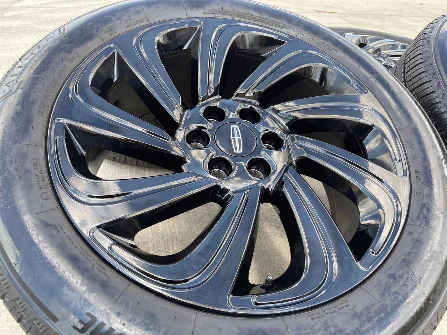 22" Lincoln Navigator BLACK LABEL OEM 10497 rims wheels tires