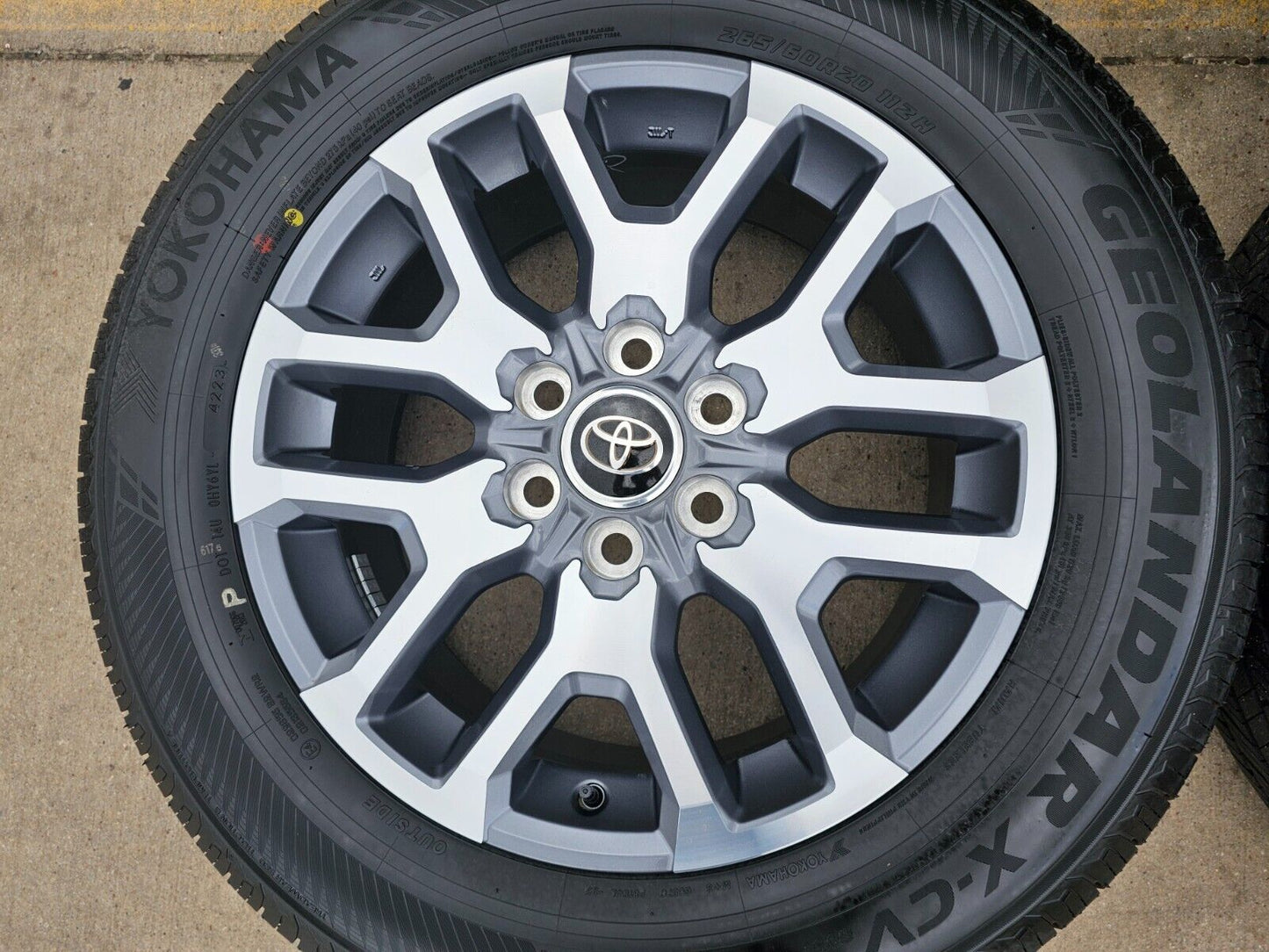 20" Toyota Tundra 2022 2023 TSS TRD OEM wheels rims tires 95359 Sequoia 75277