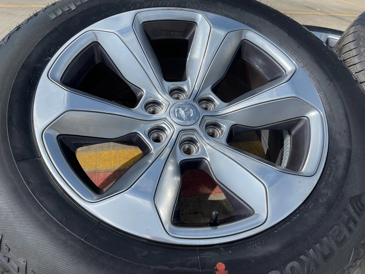20" Dodge Ram 1500 OEM Laramie wheels rims 2681 tires HANKOOK