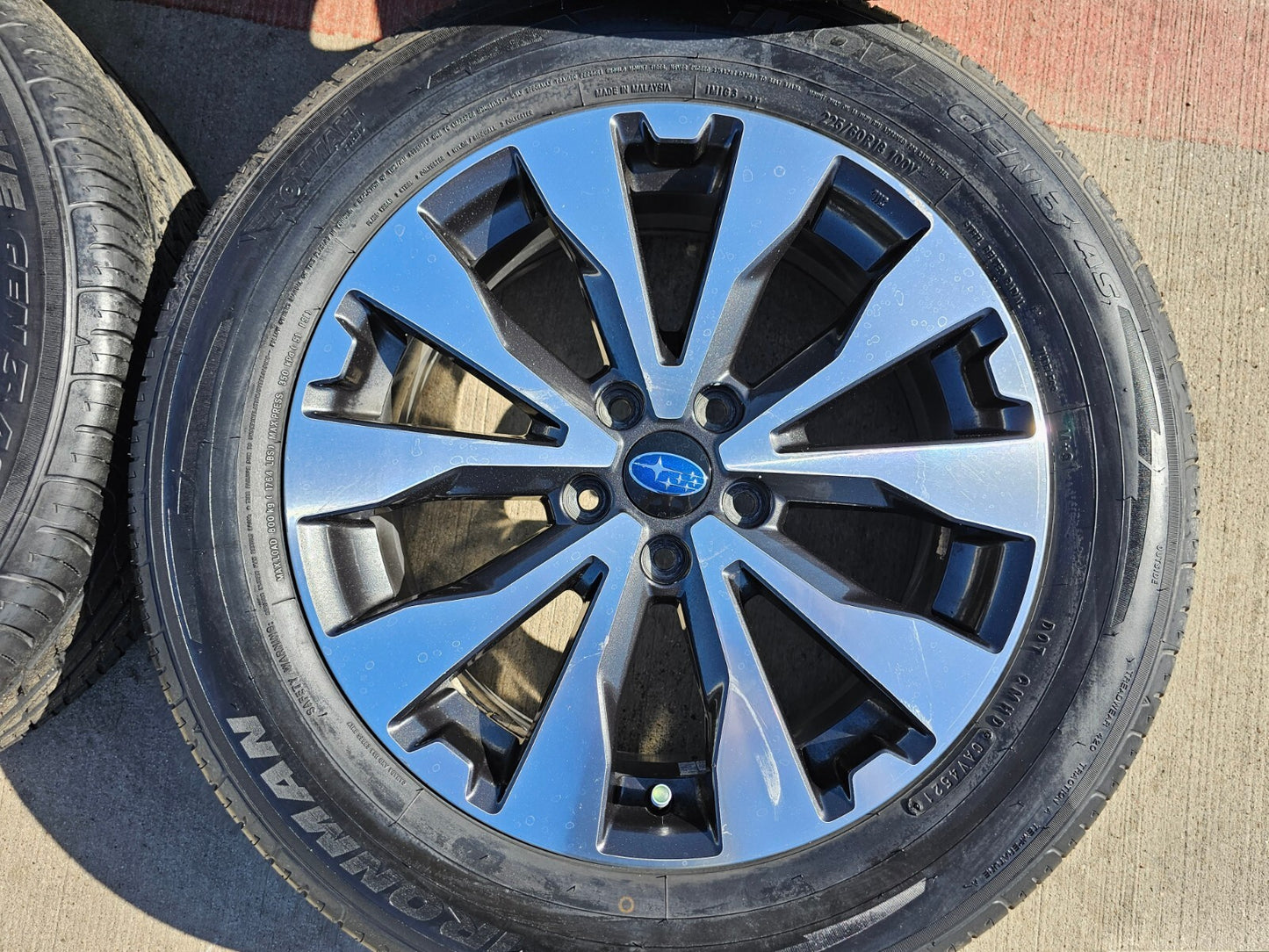 18" Subaru Outback Legacy Forester OEM wheels rims 68826 tires