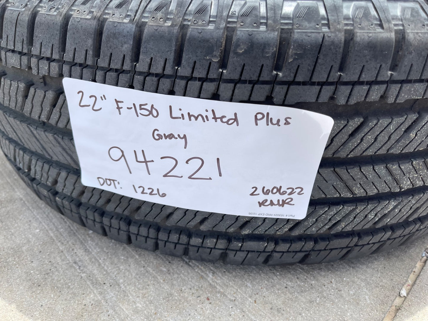 22" Ford F-150 LIMITED Plus OEM 94221 rims wheels Expedition 2025 2026 2027 NEW