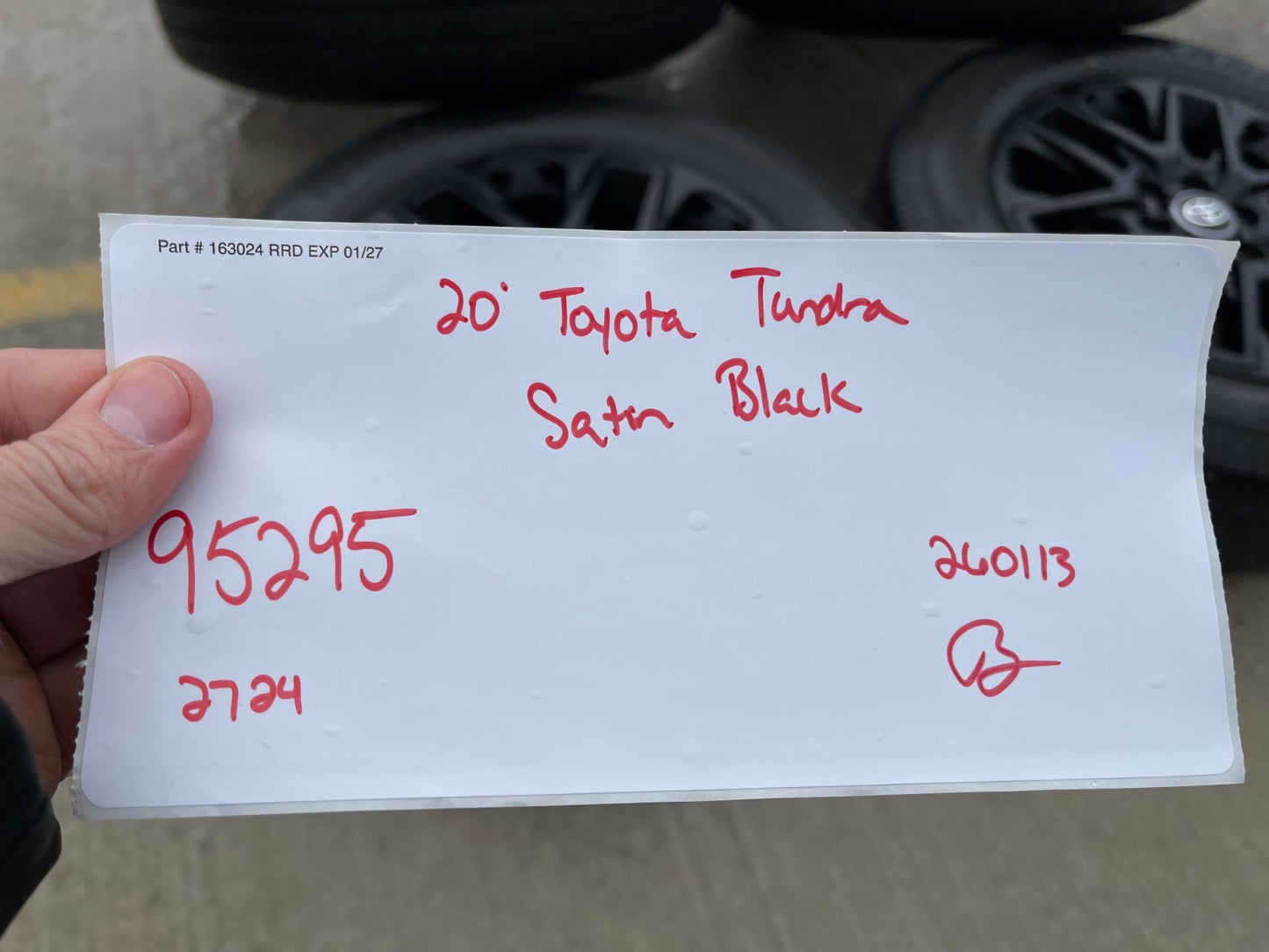20" Toyota Tundra TRD OEM wheels rims TSS 75276 95295 Sequoia 2024 2025 2026 NEW