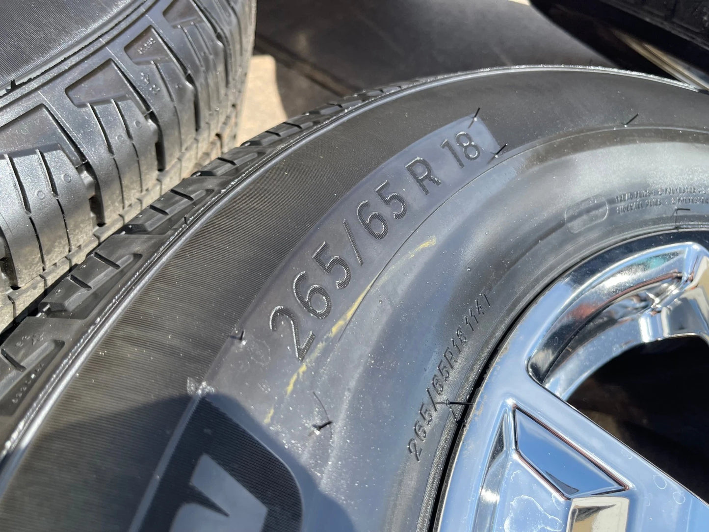 18" Ford F-150 Expedition OEM chrome rims wheels tires MICHELIN