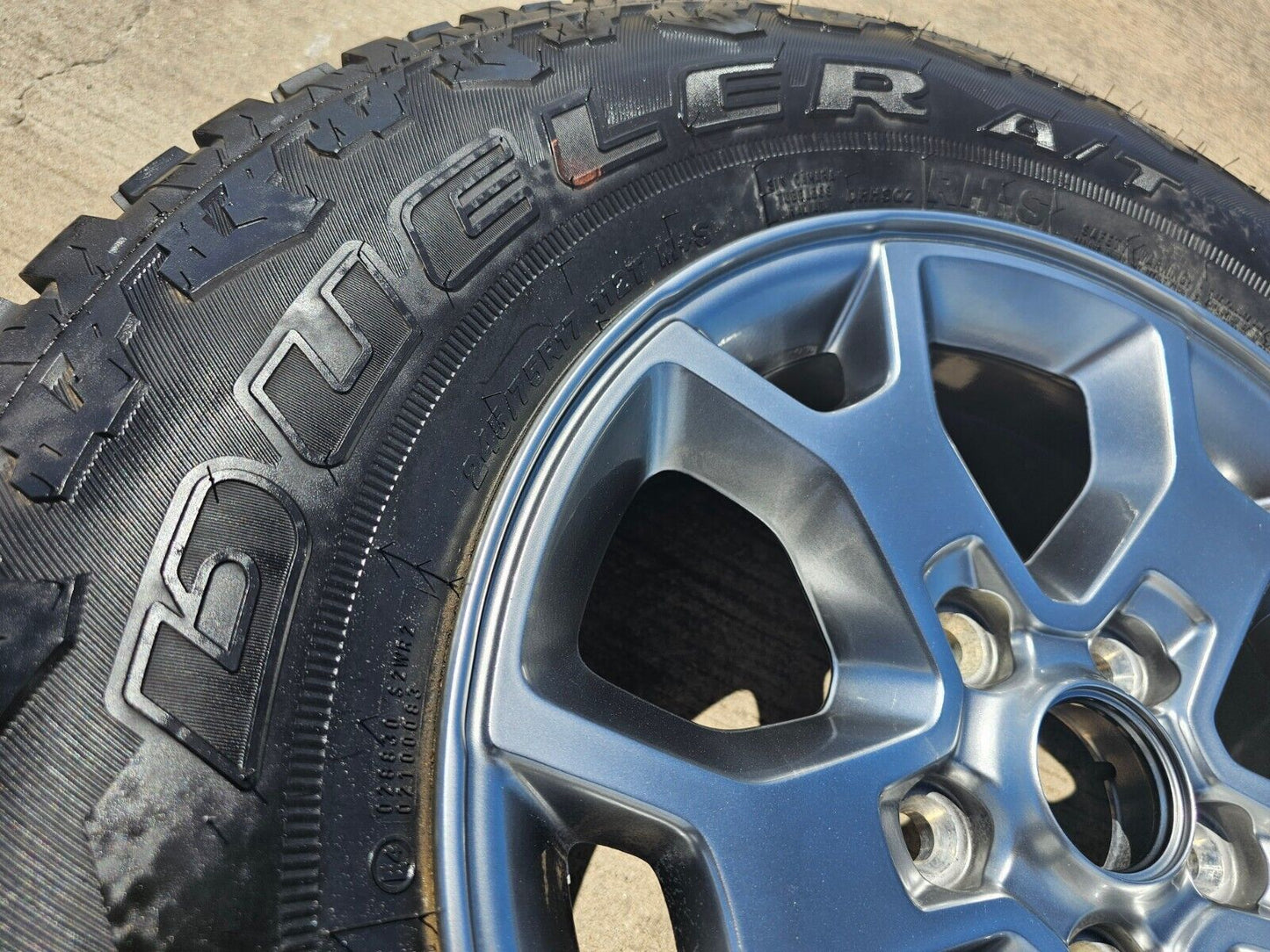 17" Jeep Wrangler Gladiator Rubicon OEM 9218 SPARE wheel rim 2020 2021 2022 2023