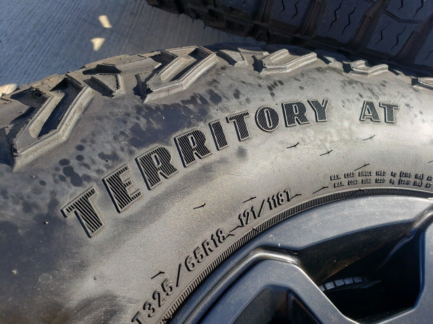 18" Dodge Ram 1500 TRX Black OEM 66002 wheels rims 35" tires 2021 2022 2023 2024