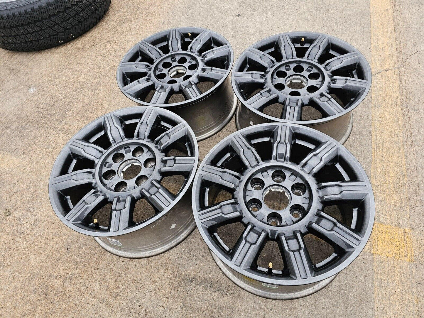 18" GMC Sierra AT4X Chevy Silverado OEM wheels rims 2024 2025 NEW