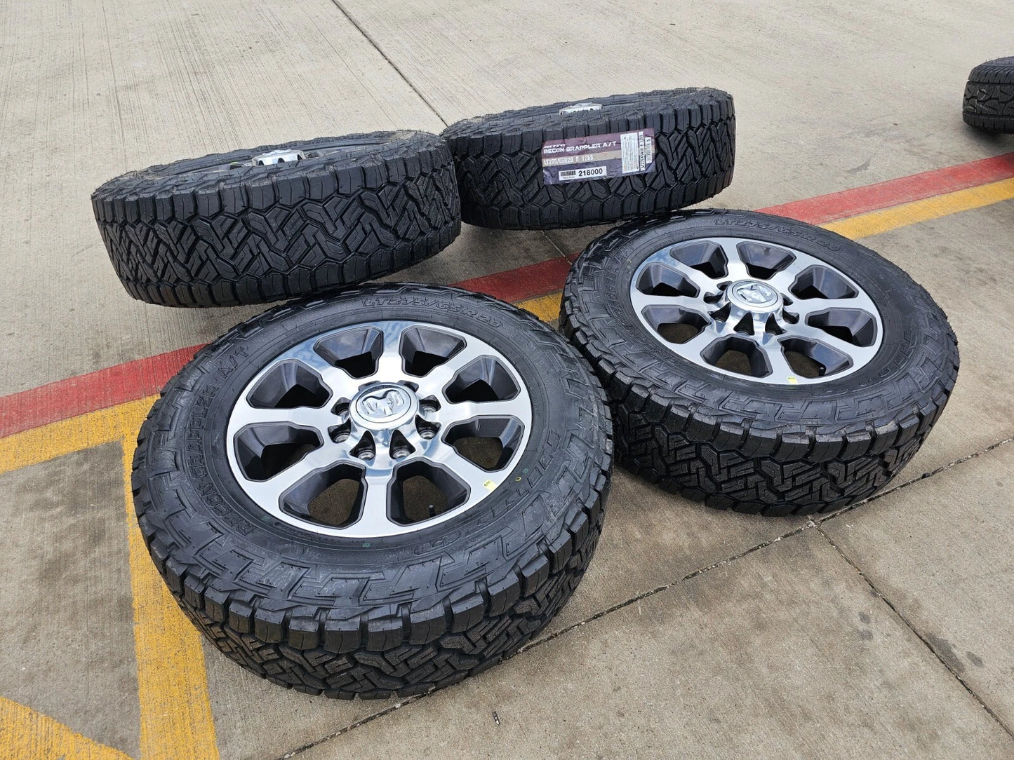 20" Dodge Ram 2500 3500 OEM wheels rims 2698 2699 tires 2023 2024 2025 NEW NITTO