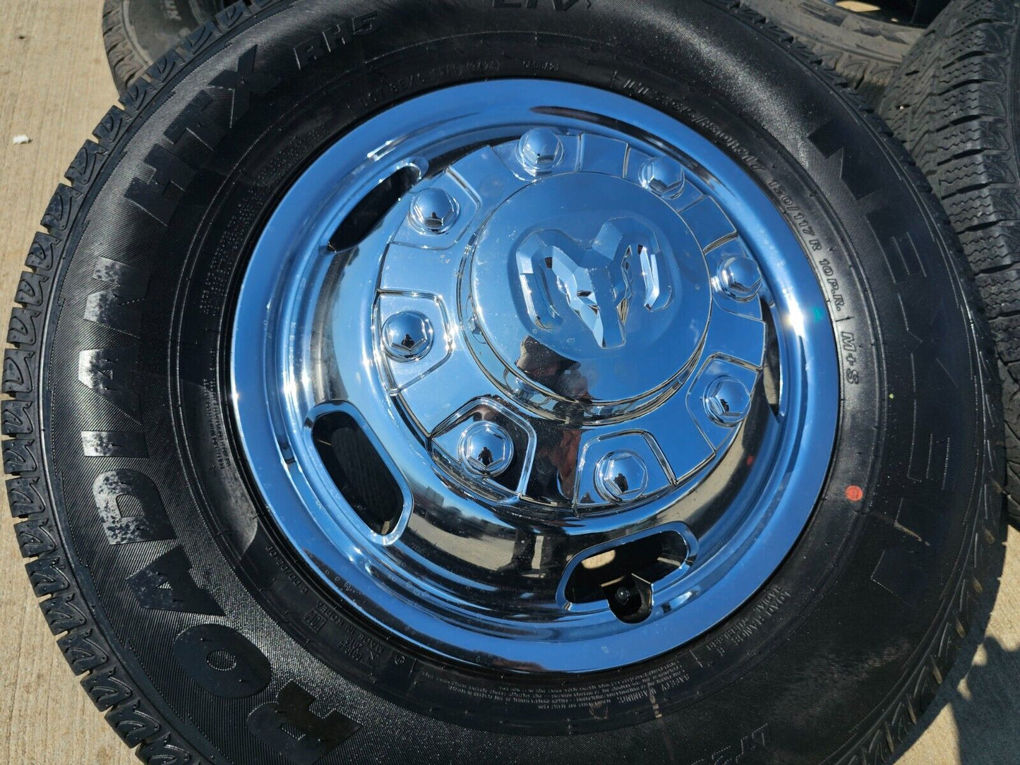 17" Dodge Ram 3500 Dually Laramie 8x200 wheels rims 2703 2704 OEM 2024 2025 NEW