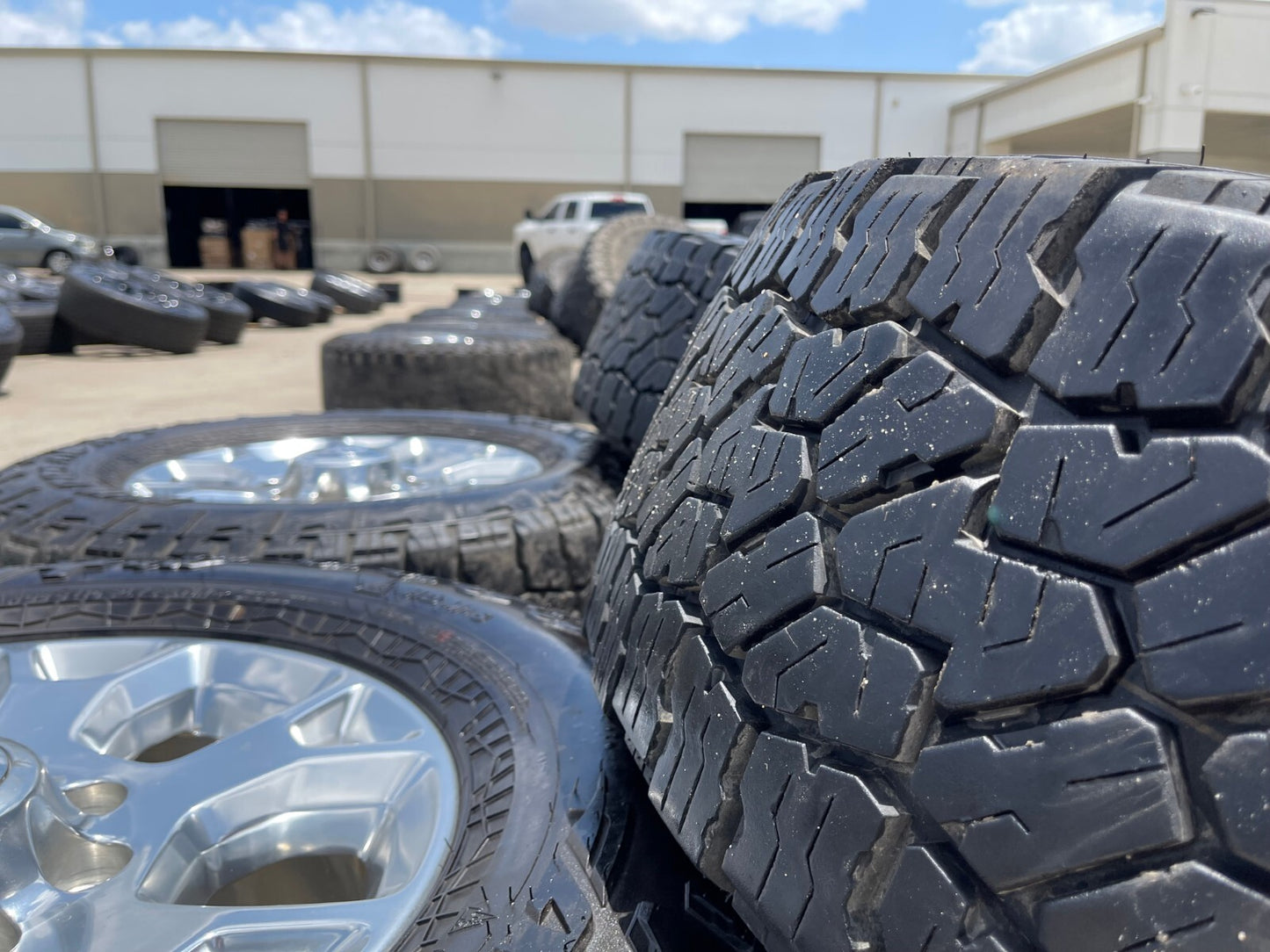 18" Ram 2500 3500 Laramie Power Wagon OEM wheels rims 2693 tires FALKEN A/T4