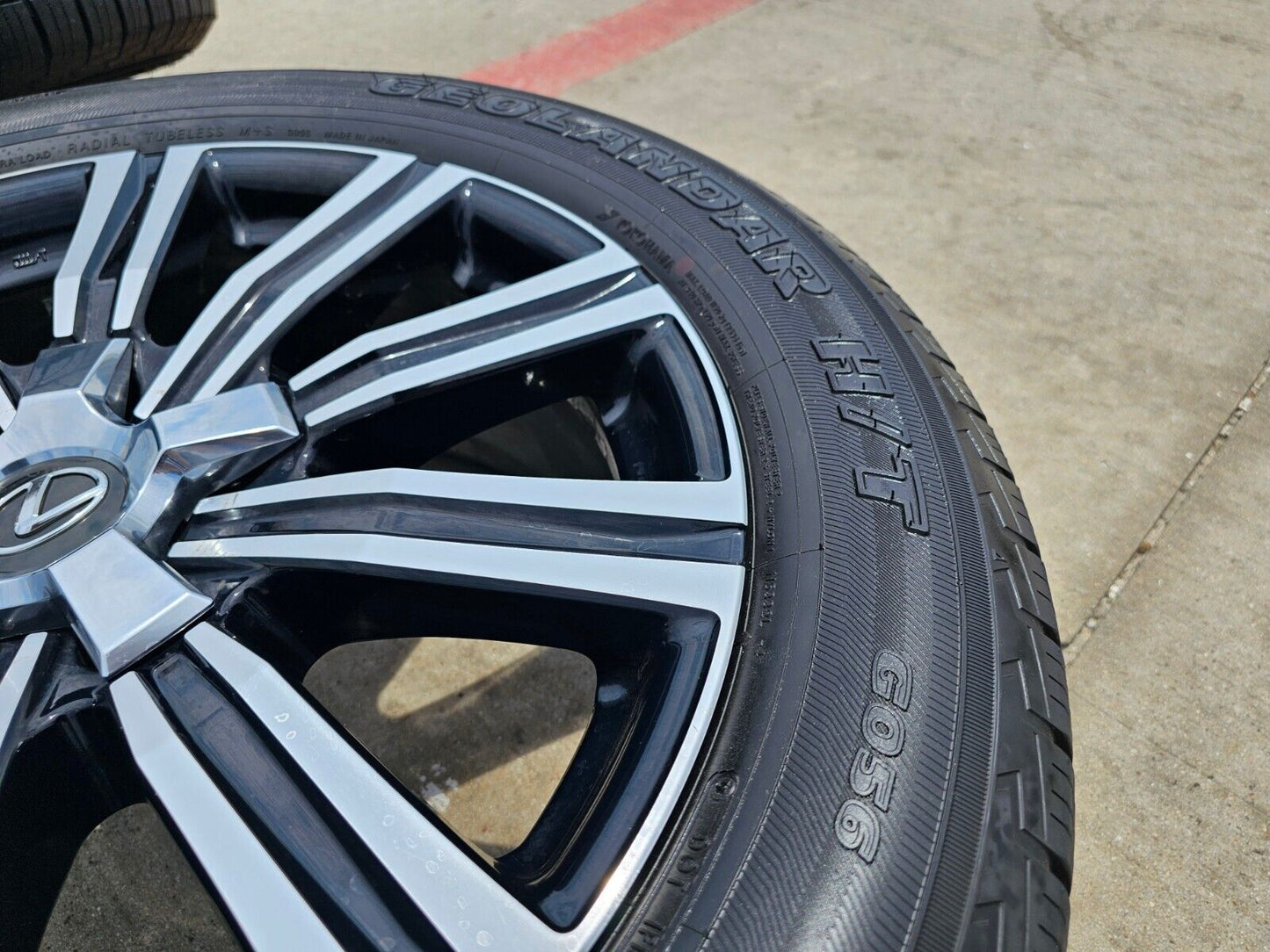 21" Lexus LX570 Toyota Land Cruiser OEM 74341 wheels rims tires 5x150
