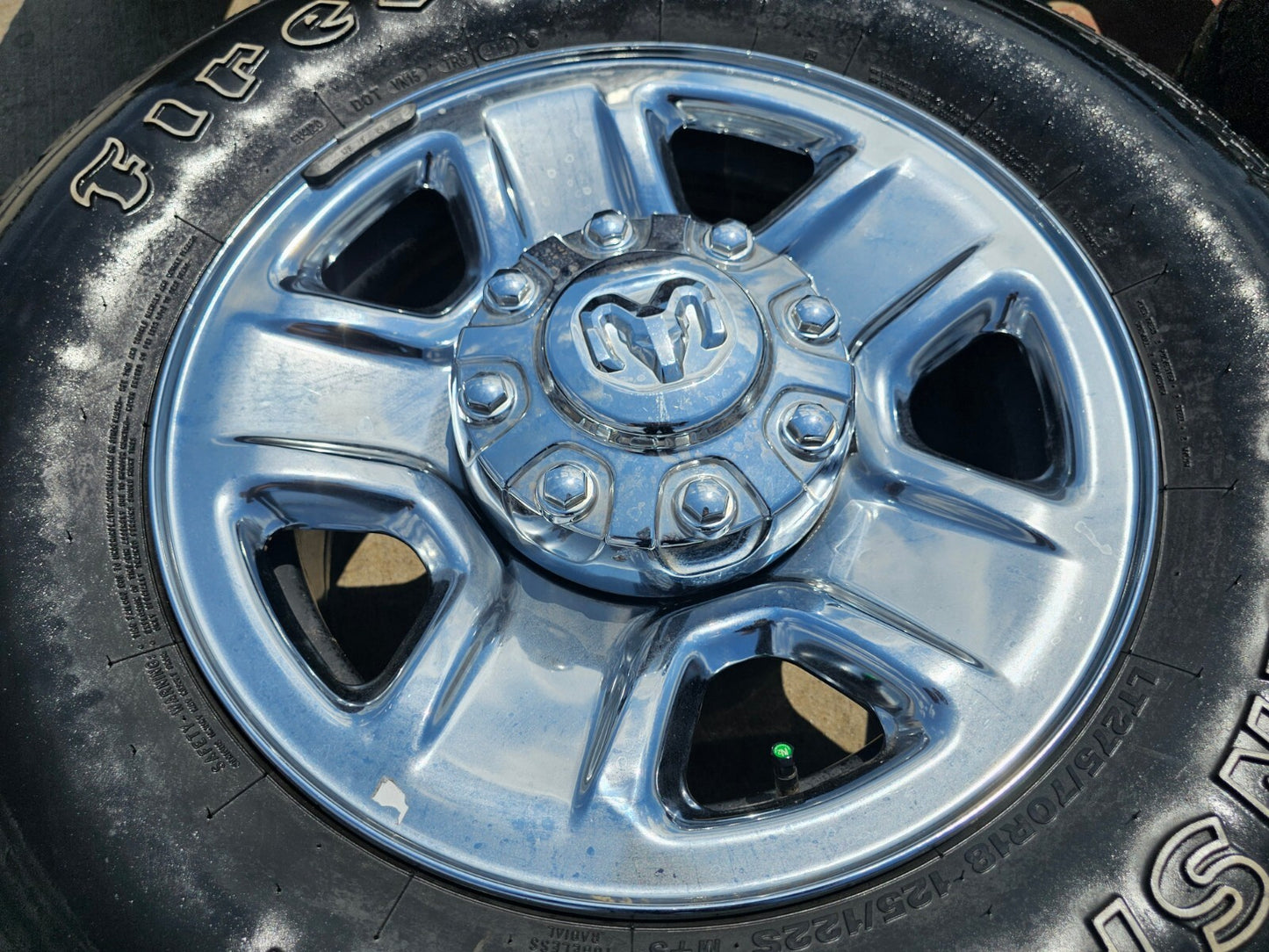 18" Dodge Ram 2500 3500 STEEL chrome OEM 2473 wheels rims tires