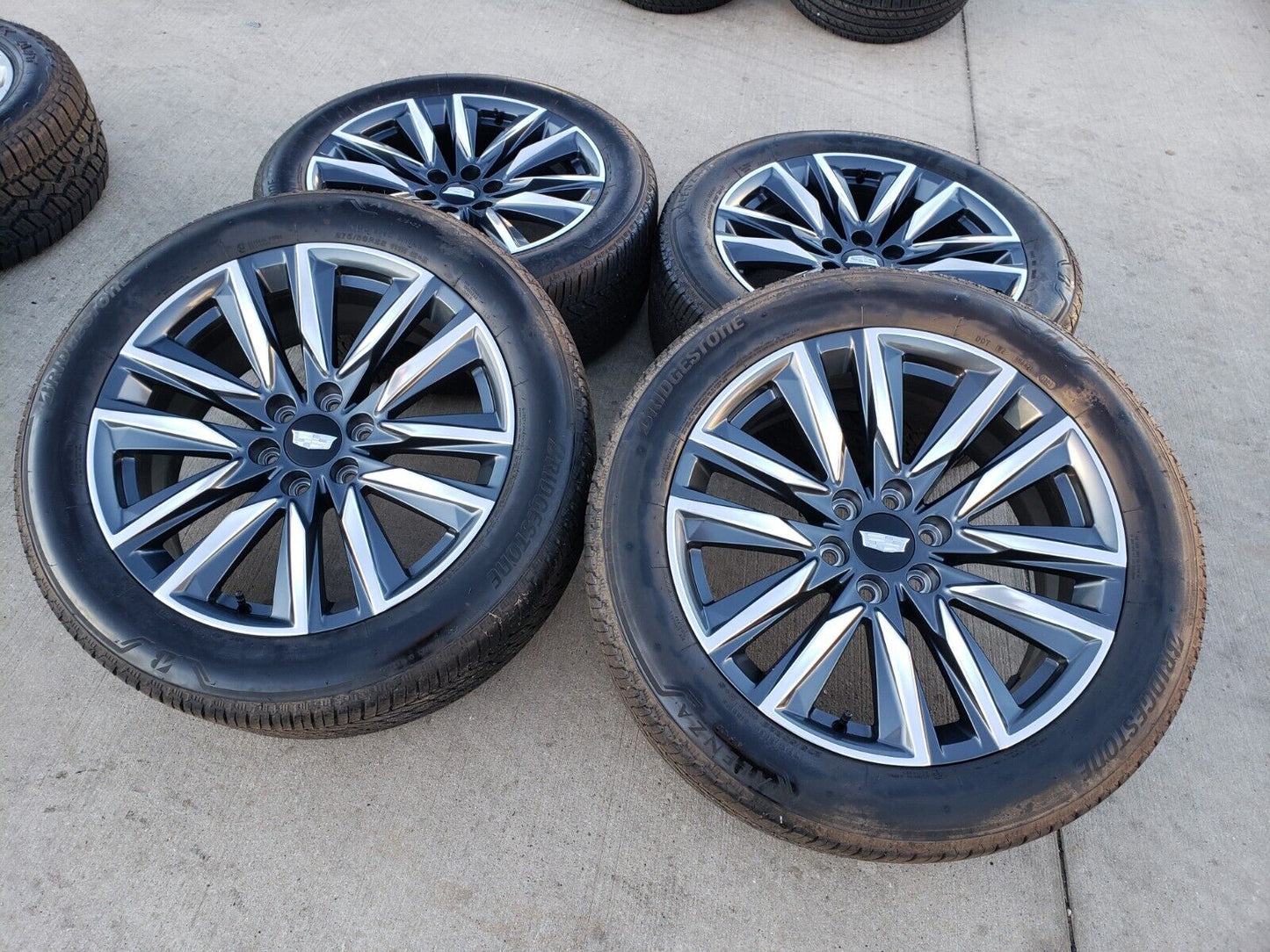 22" Cadillac Escalade OEM Platinum wheels rims 4869 95028 tires 2022 2023 2024