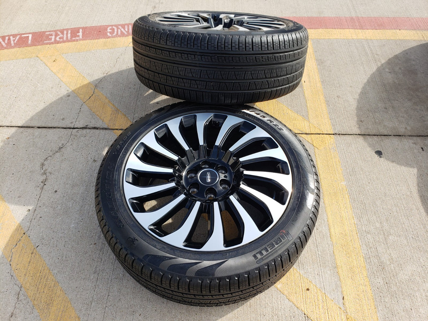22" Lincoln Navigator BLACK LABEL OEM 10499 95383 rim wheel SPARE 2022 2023 2024