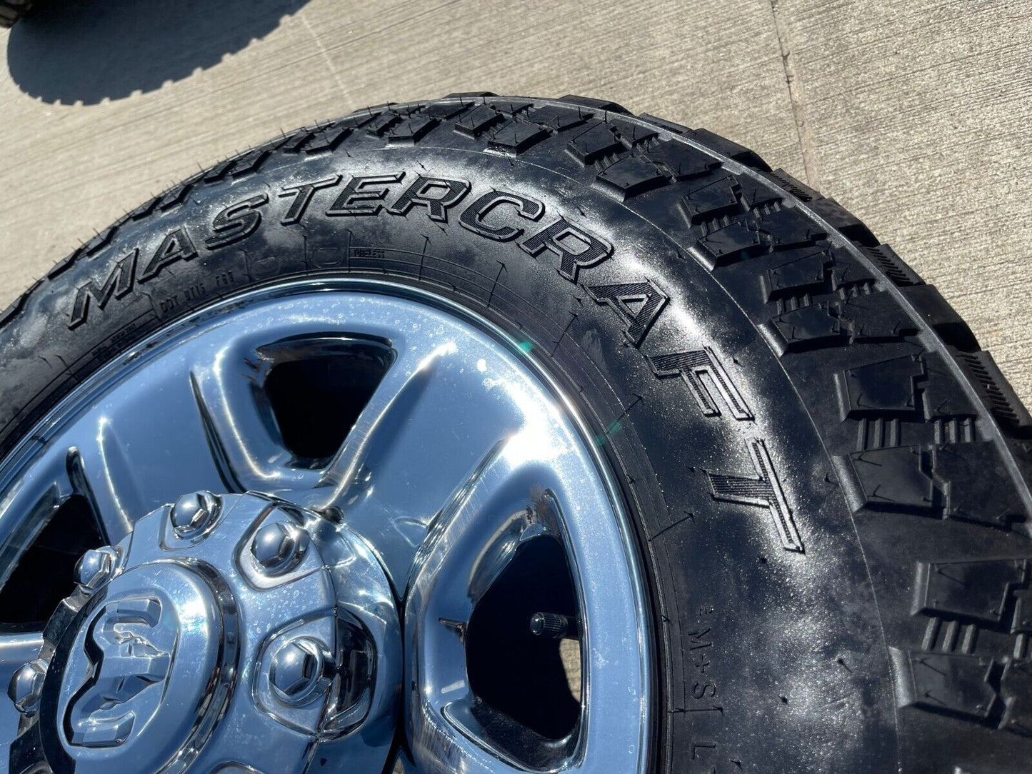 18" Dodge Ram 2500 3500 STEEL chrome OEM 2473 wheels rims tires MASTERCRAFT
