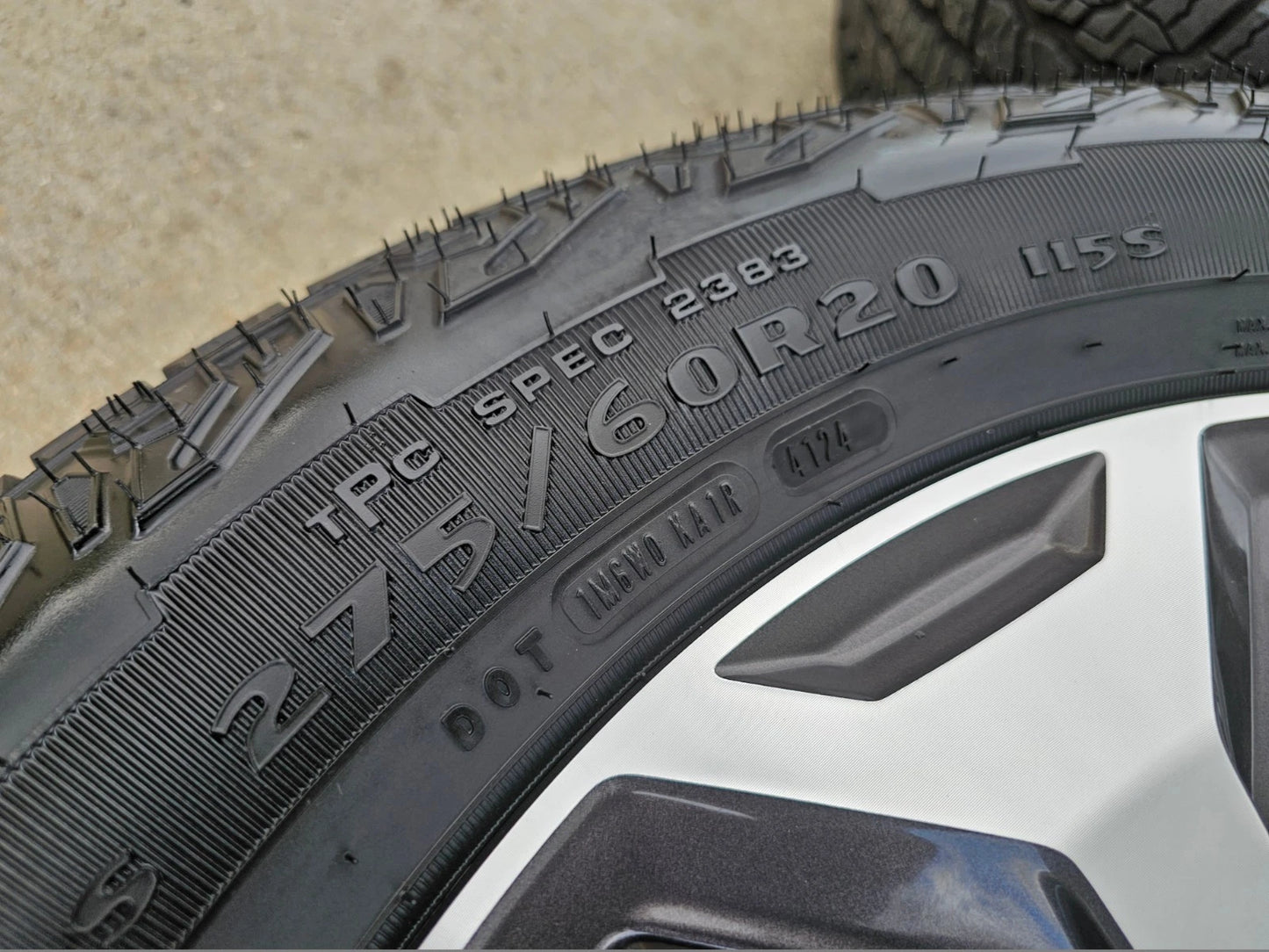 20" GMC Sierra Canyon Chevy Silverado OEM wheels rims 2024 2025 2026 NEW