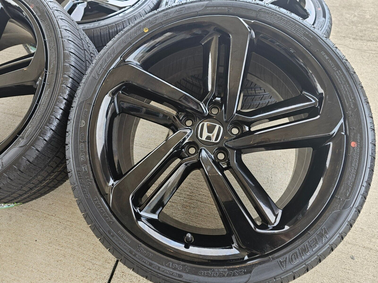 19" Honda Accord OEM wheels rims Black 64127 Civic HR-V 2021 2022 2023 2024 NEW