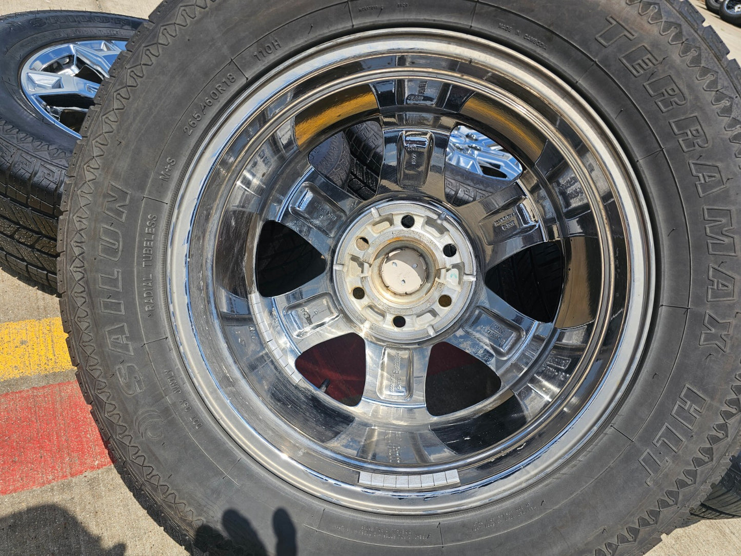 18" Ford F-150 Expedition OEM chrome rims wheels tires 2023 2024 2025