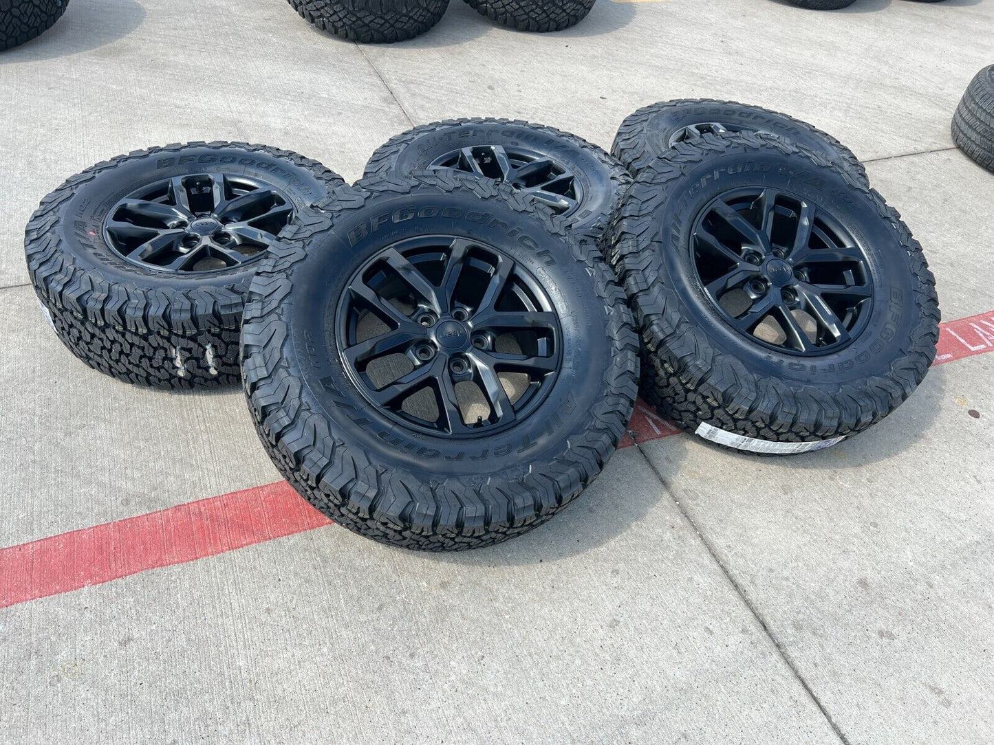 17" Jeep Wrangler Rubicon 392 OEM wheels rims tires Gladiator 2023 2024 BFG NEW