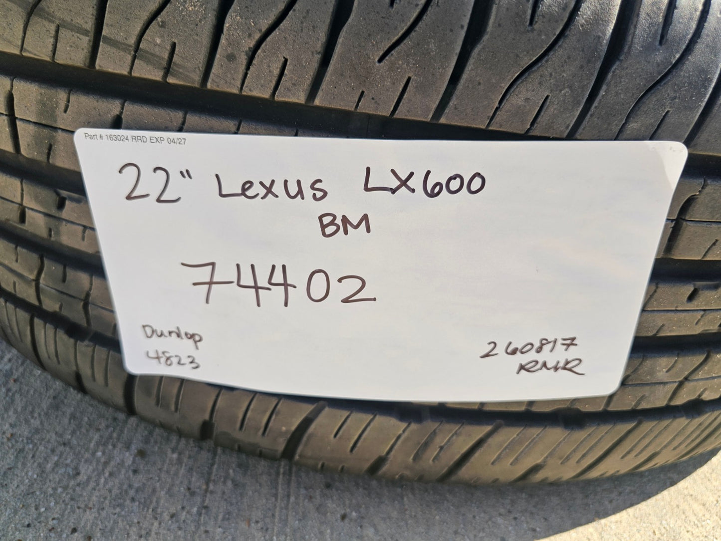 22" Lexus LX600 GX550 OEM wheels rims 74402 Toyota Tundra Sequoia SET