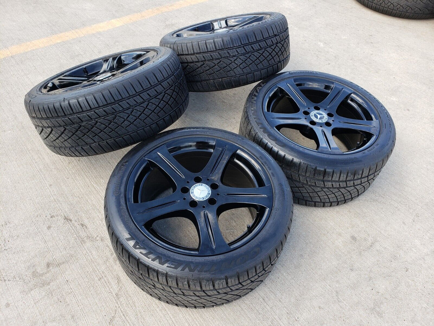 18" Mercedes CLS 550 C E S Class OEM 65371 65372 wheels rims tires