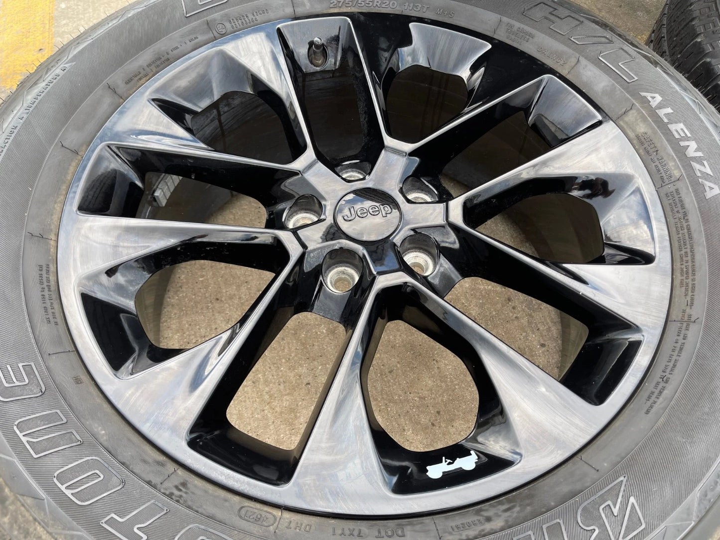 20" Jeep Wrangler HIGH ALTITUDE 9262 96902 OEM wheels rims Gladiator BRIDGESTONE