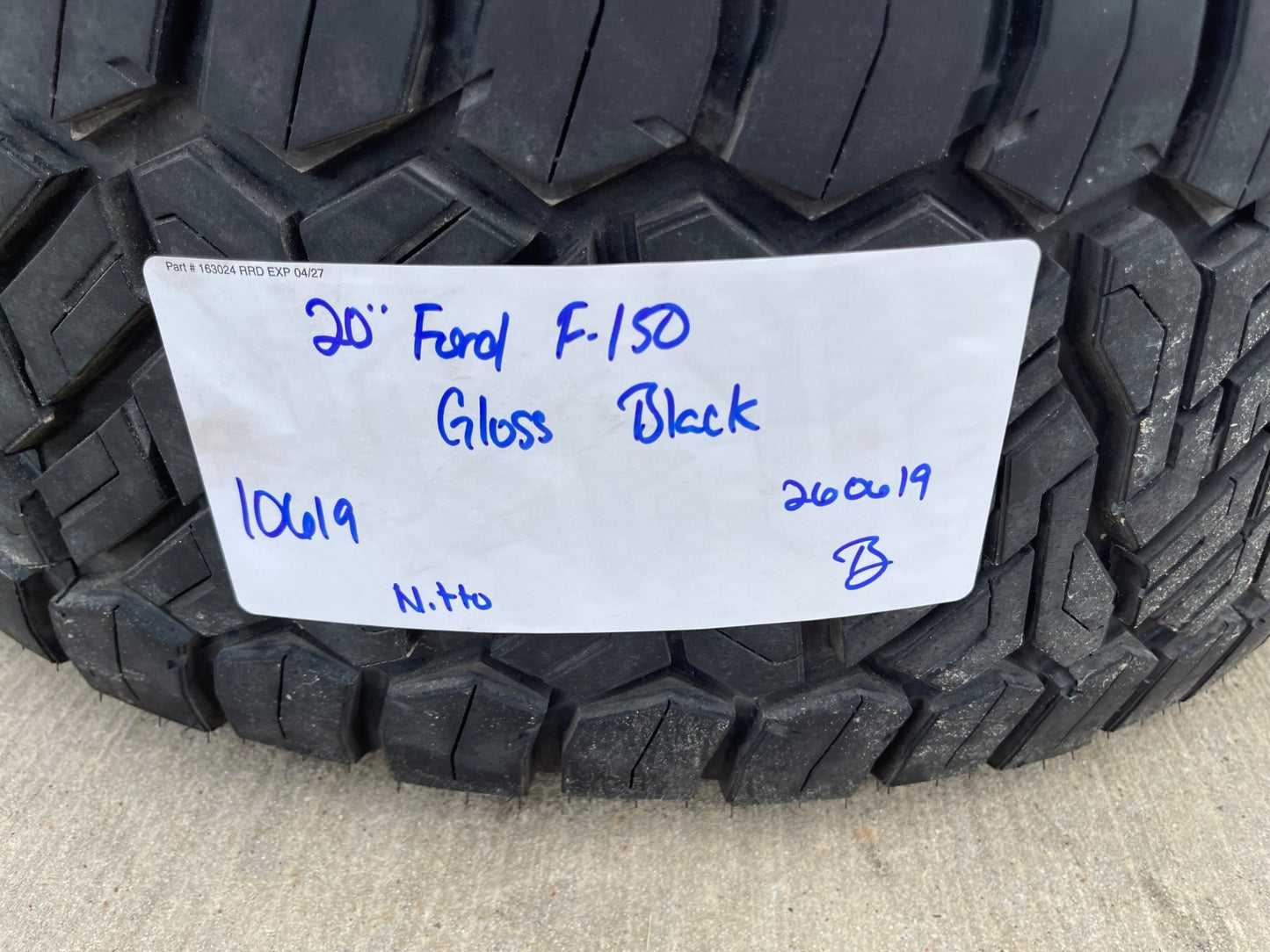 20" Ford F-150 LARIAT OEM 10619 rims wheels Expedition 2026 2027 NEW 34" NITRO