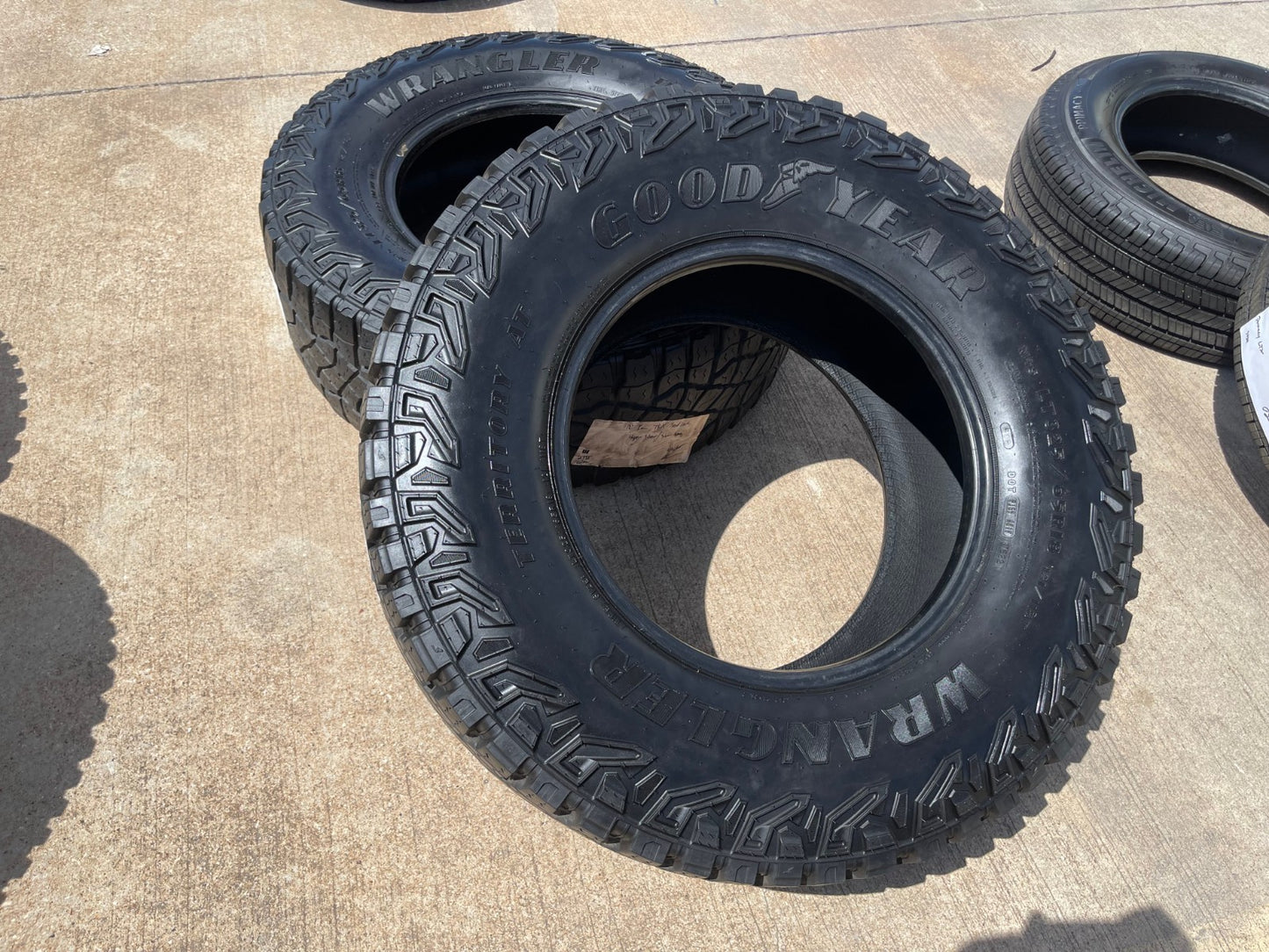 (1) 325/65/18 Goodyear Wrangler Territory M/T tire LT 8 ply load range D