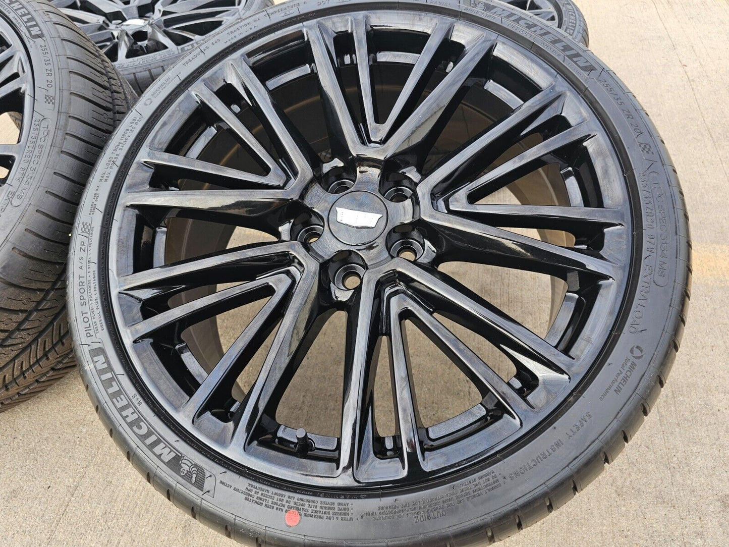 20" Cadillac CT5 OEM Black wheels rims 4843 tires 2021 2022 2023 2024 2025 NEW