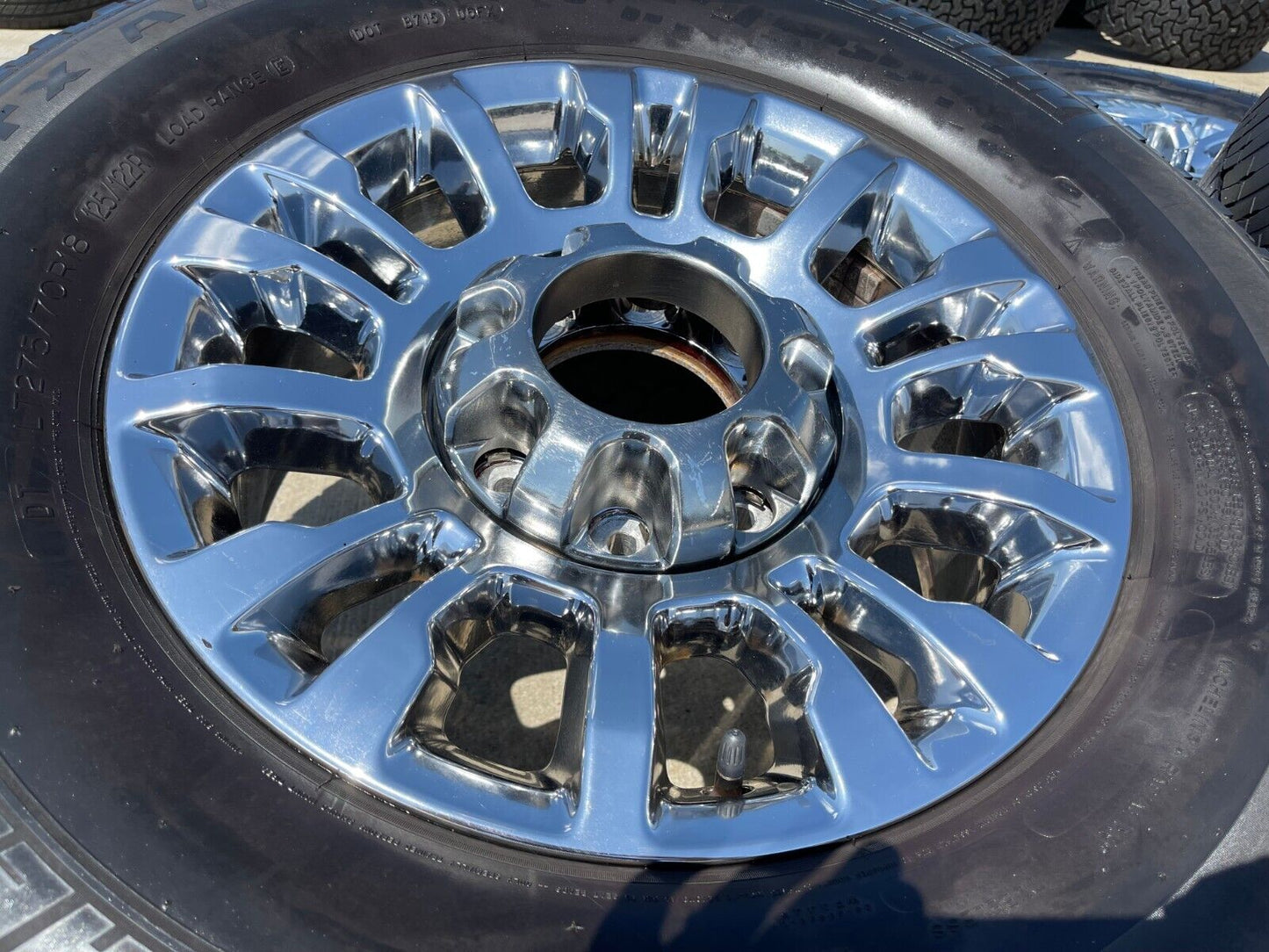 18" Ford F-250 F-350 OEM rims wheels 10290 chrome tires