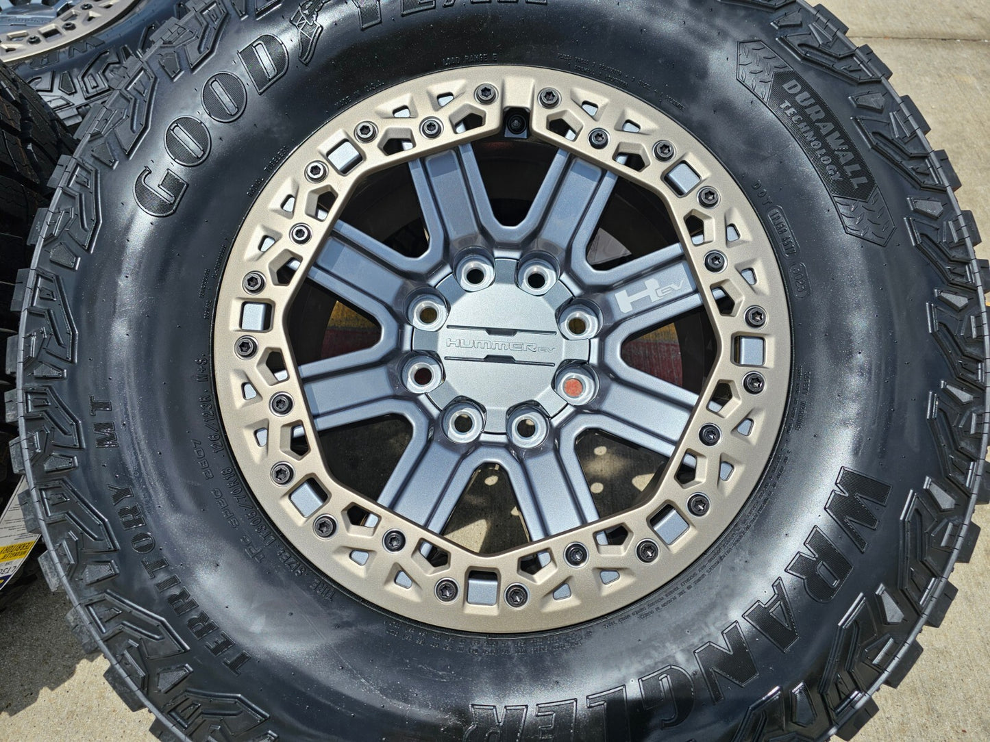 (5) 18" Hummer Grazen beadlock EV HEV 2500 OEM wheels rims 2024 2025 2026 NEW
