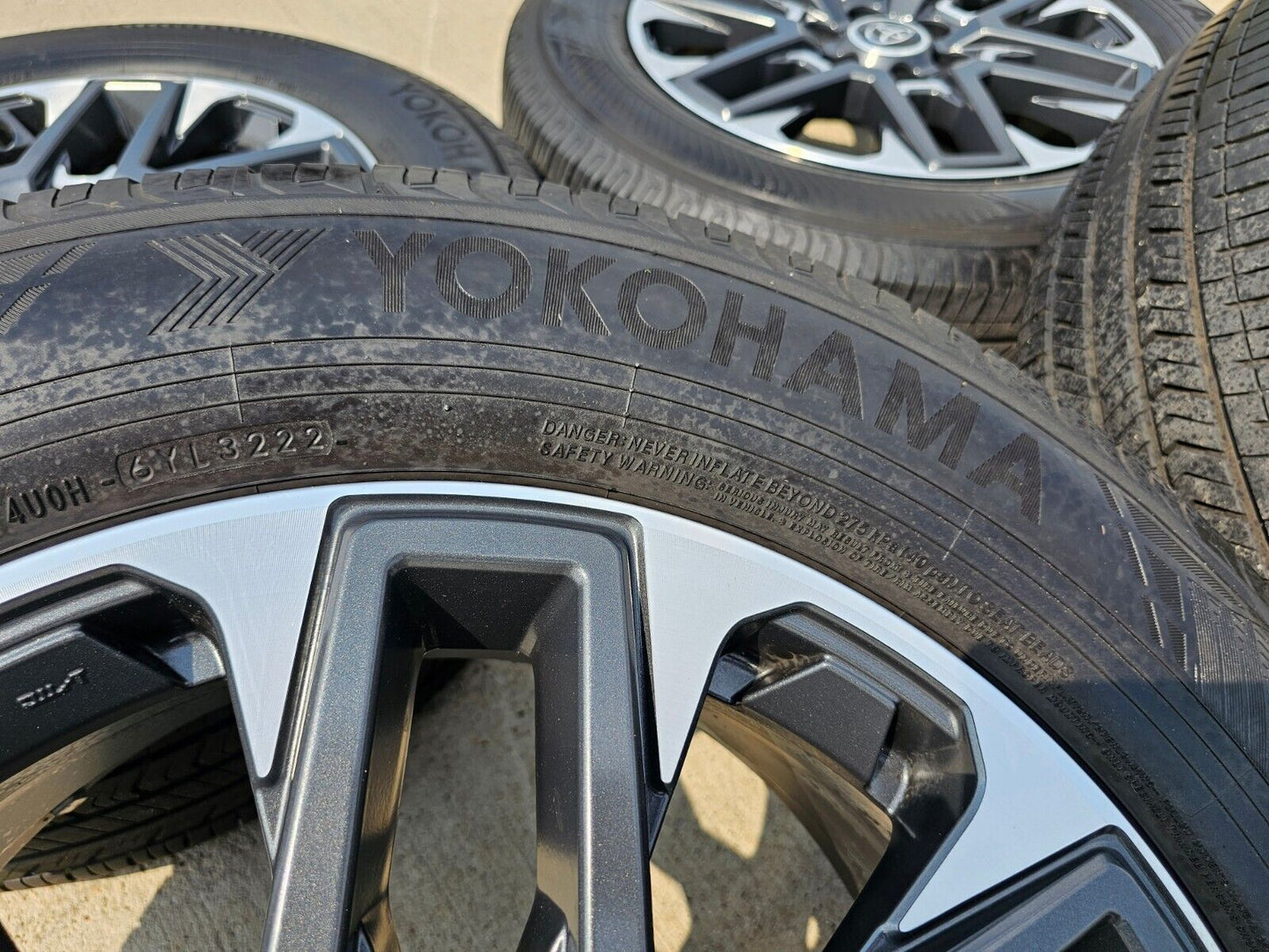 20" Toyota Tundra OEM wheels rims tires 2022 2023 2024 2025 Sequoia 95295