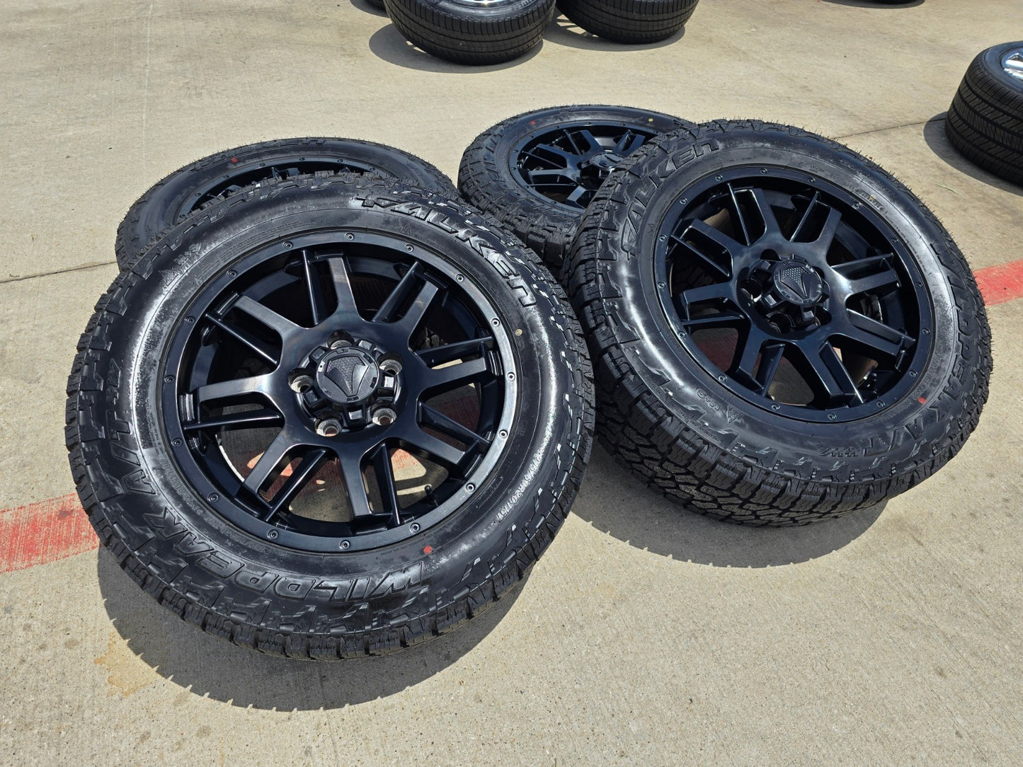 20" Toyota Tundra TSS TRD T Force OEM wheels rims 5x150 FALKEN WILDPEAK AT4